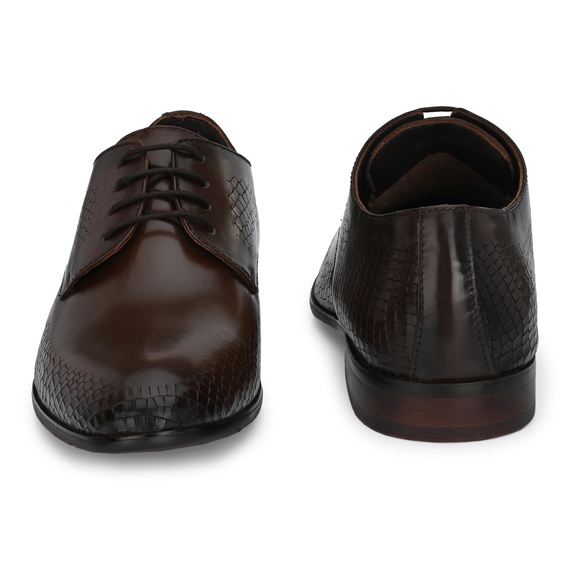 Imprinted Lace Up Shoes For Men