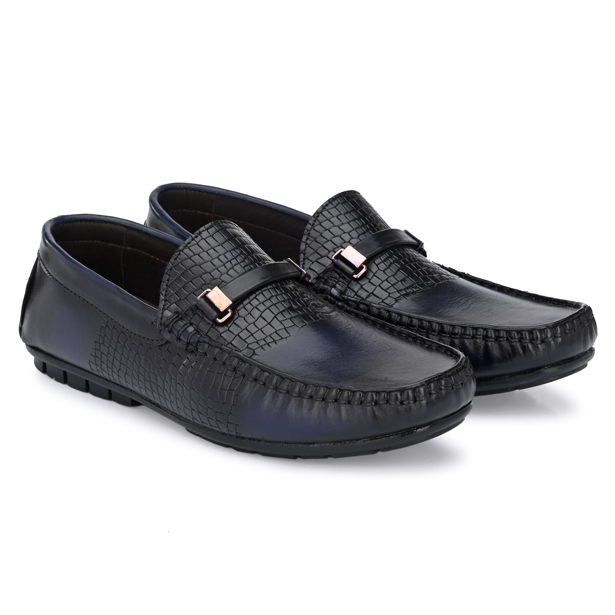 Buckled Formal Loafers For Men by Egoss