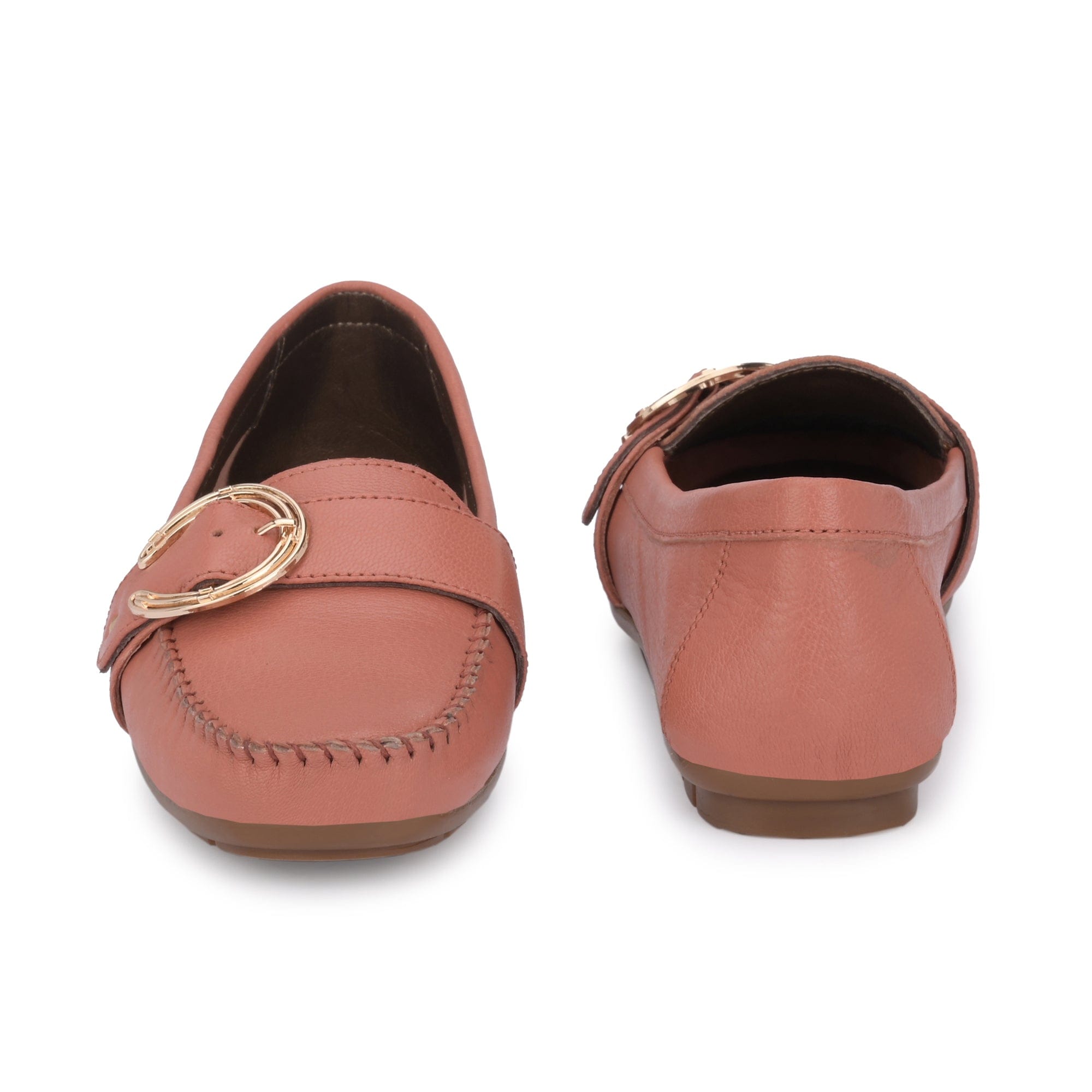 Buckled Casual Loafers For Women by Lady Boss egoss-shoes