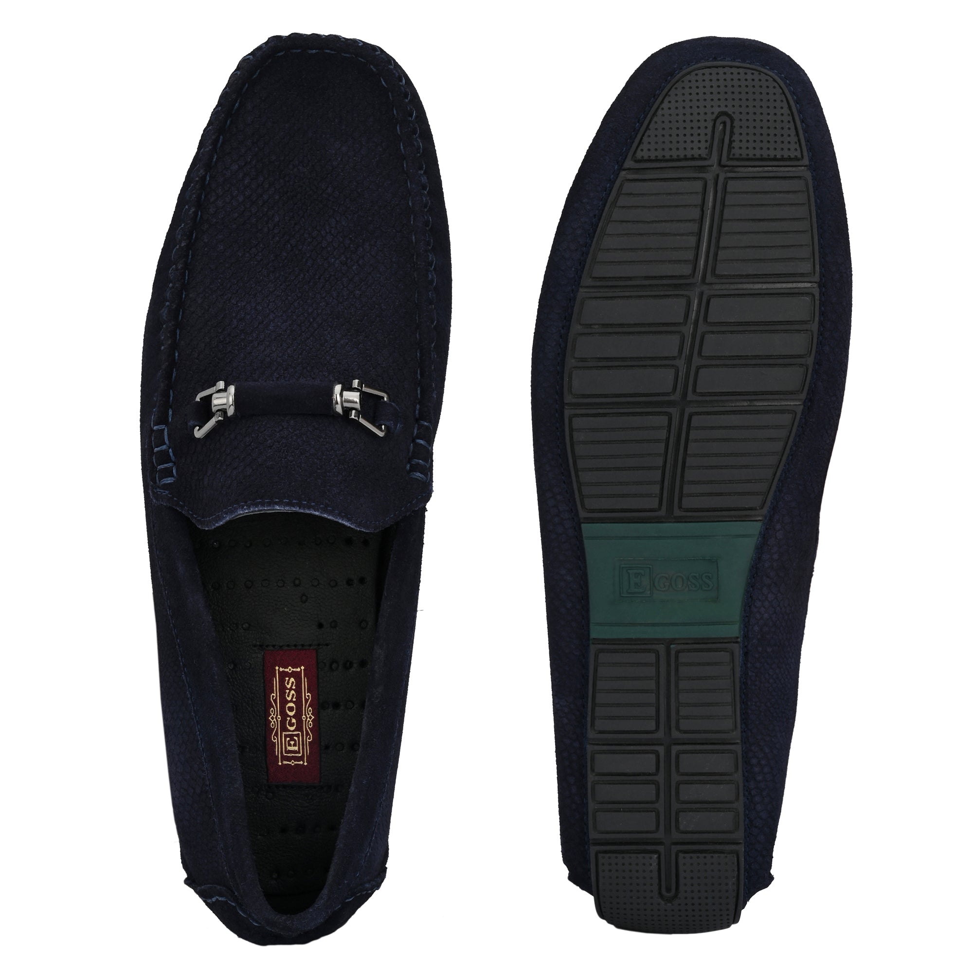 Egoss Leather Formal Slip Shoes On For Men