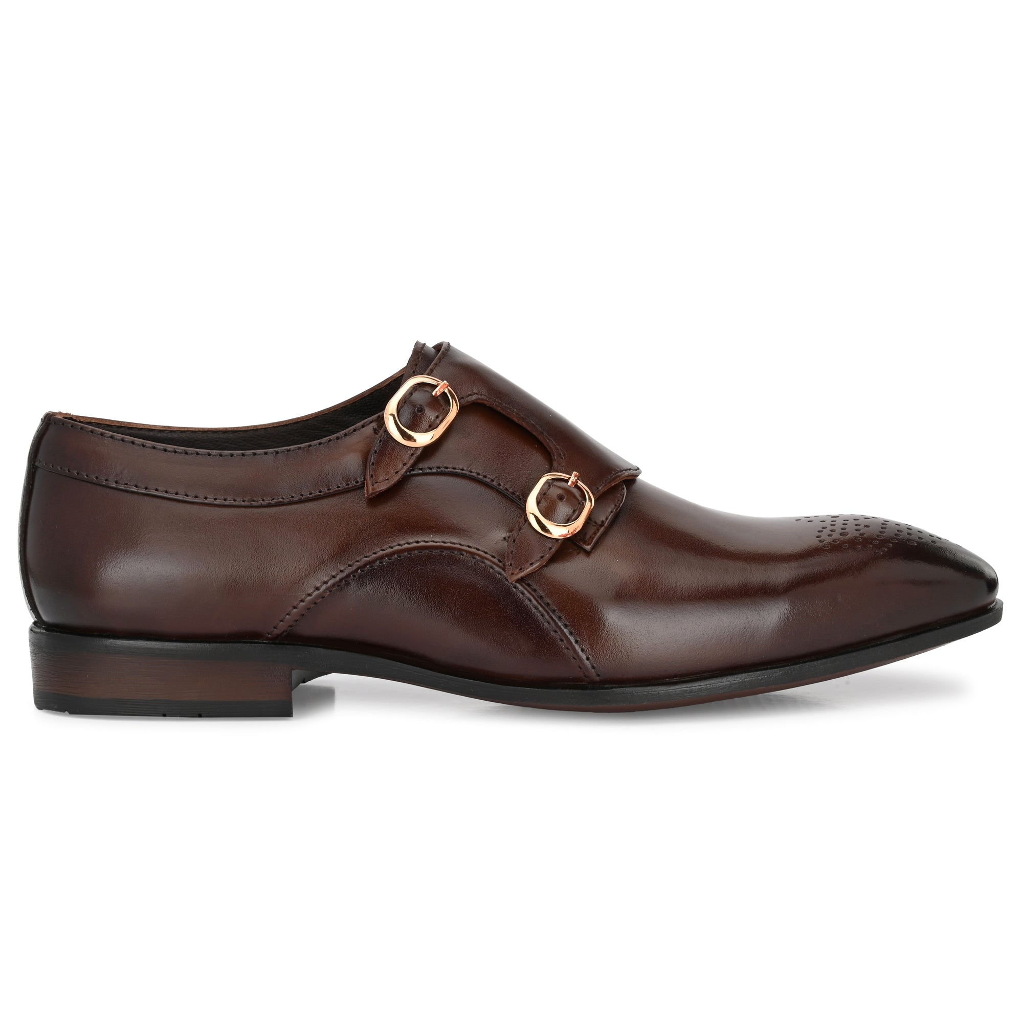 Formal Leather Buckled Shoes For Men