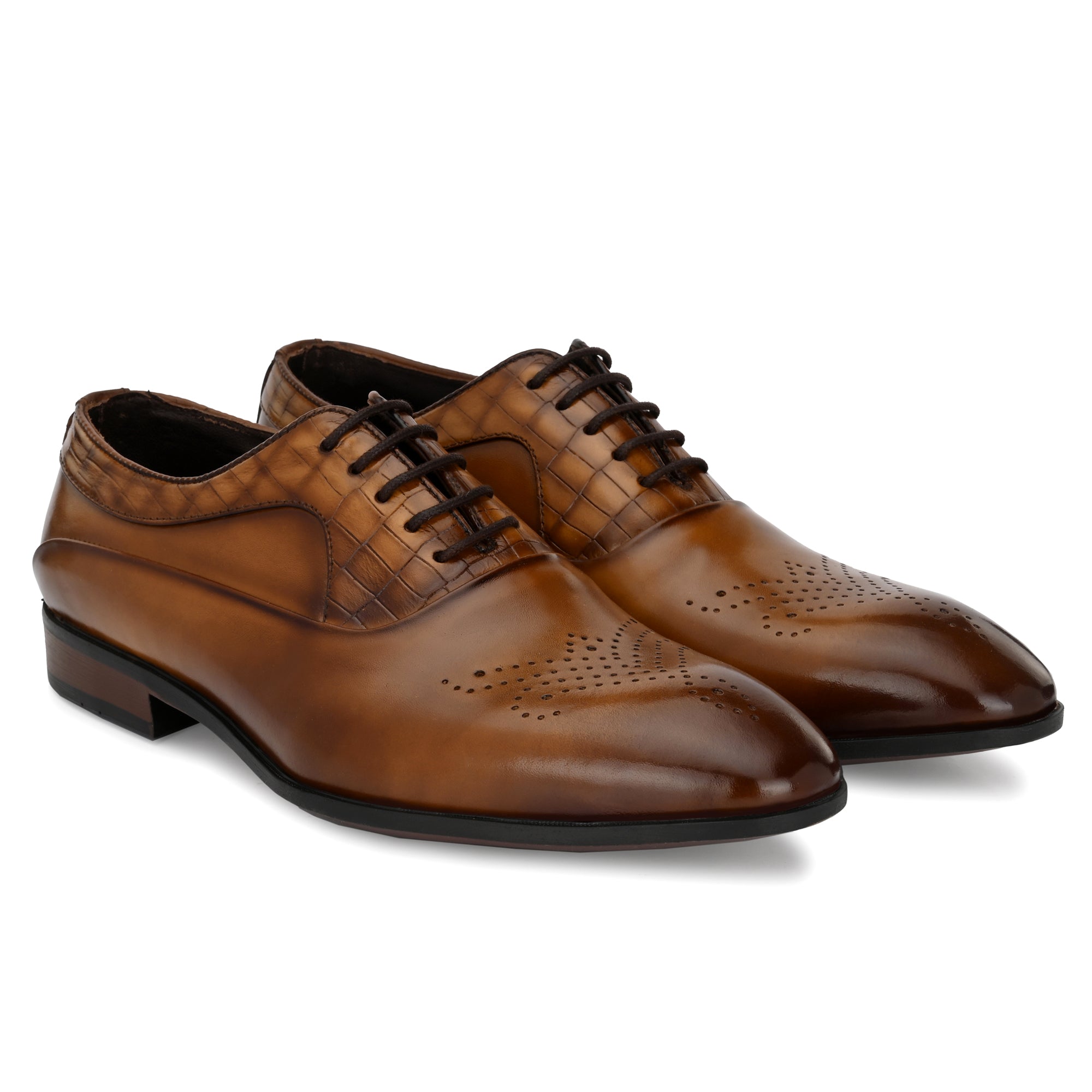 Egoss Formal Lace-Up Brogue Shoes For Men