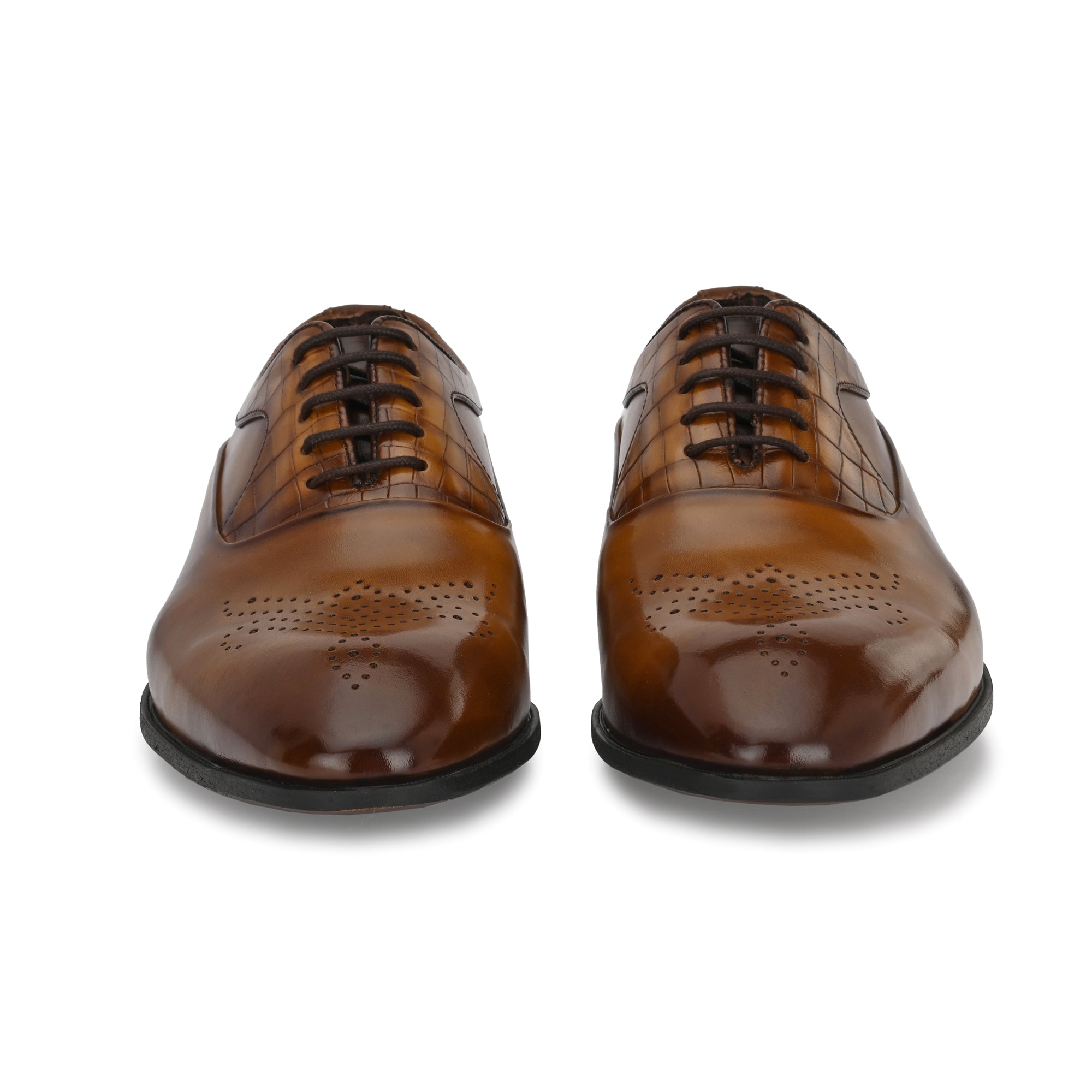 Leather Brogue Shoes For Men