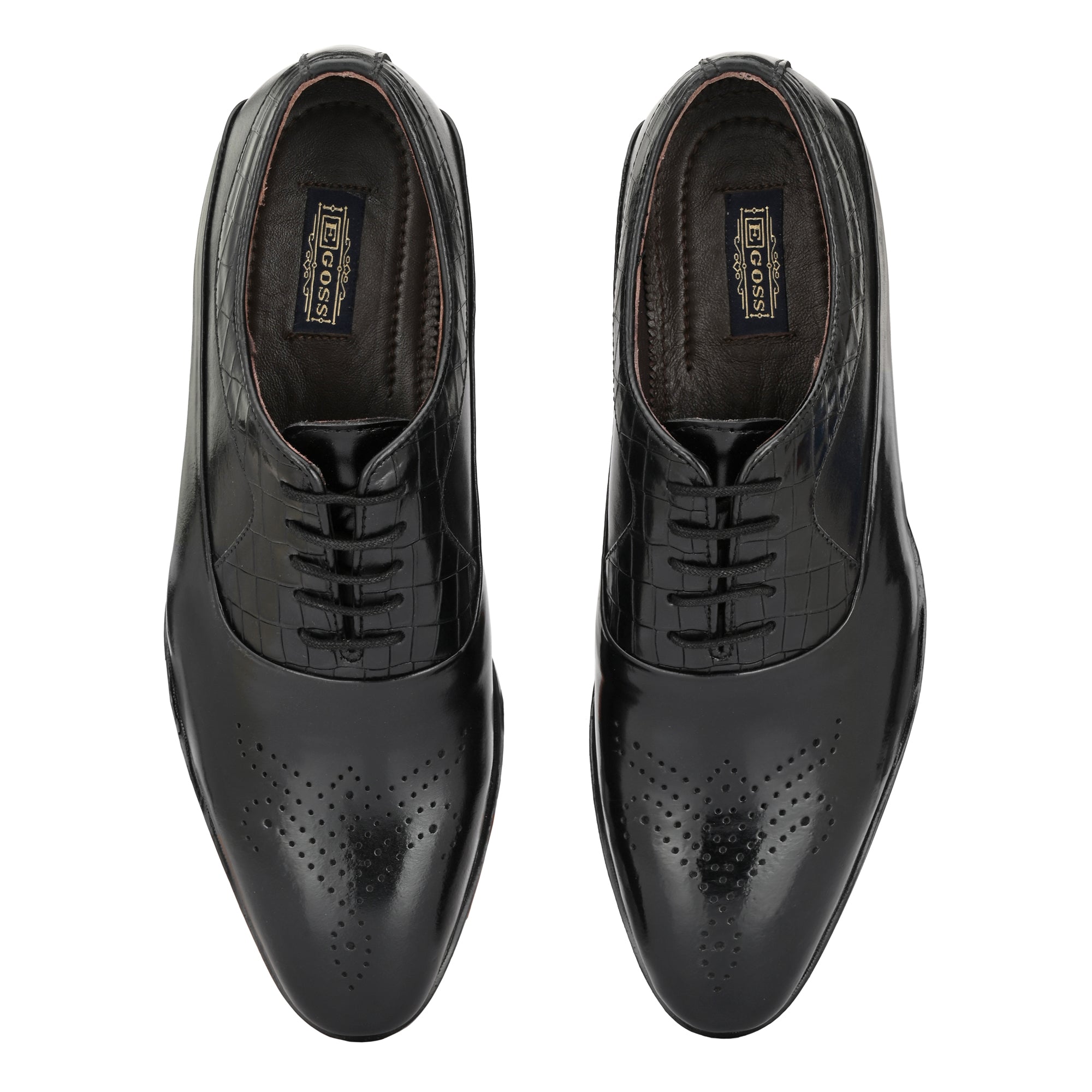 Egoss Formal Lace-Up Brogue Shoes For Men