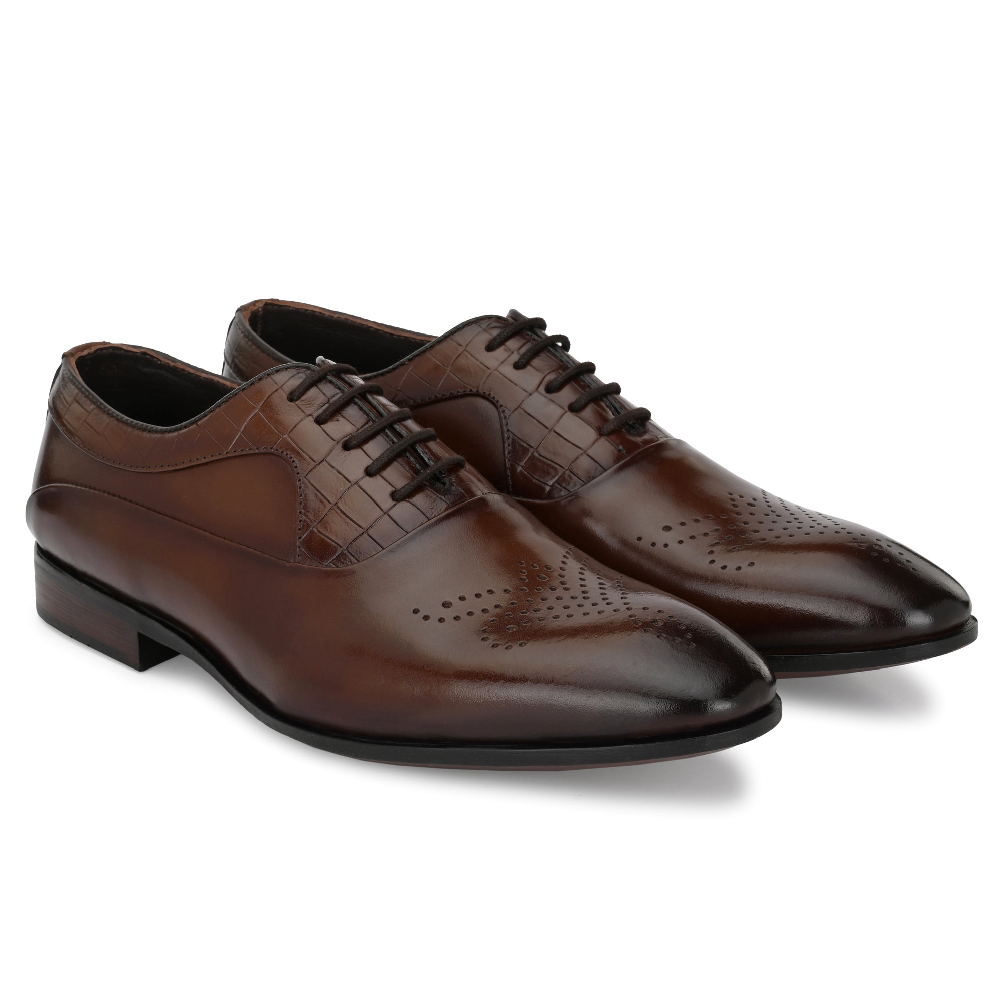 Egoss Formal Lace-Up Brogue Shoes For Men