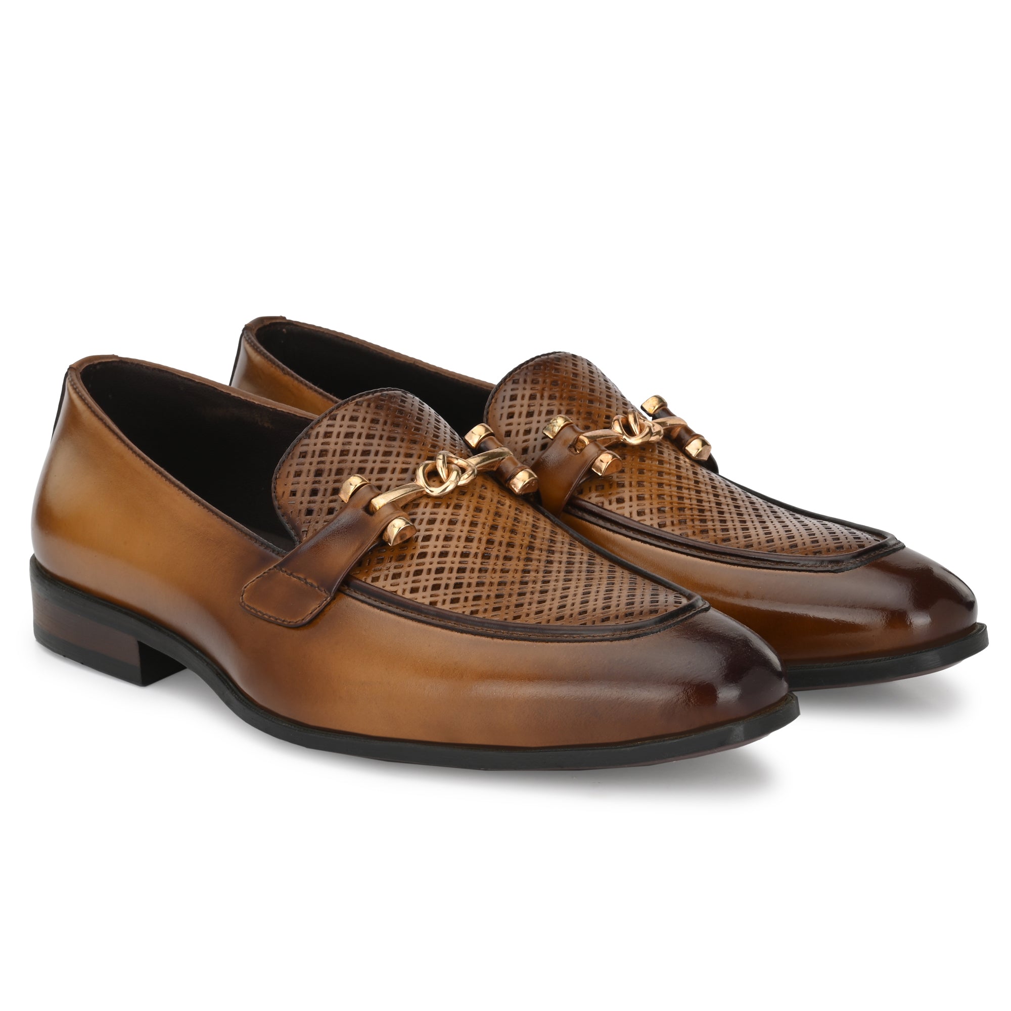Buckled Formal Loafers For Men by Egoss