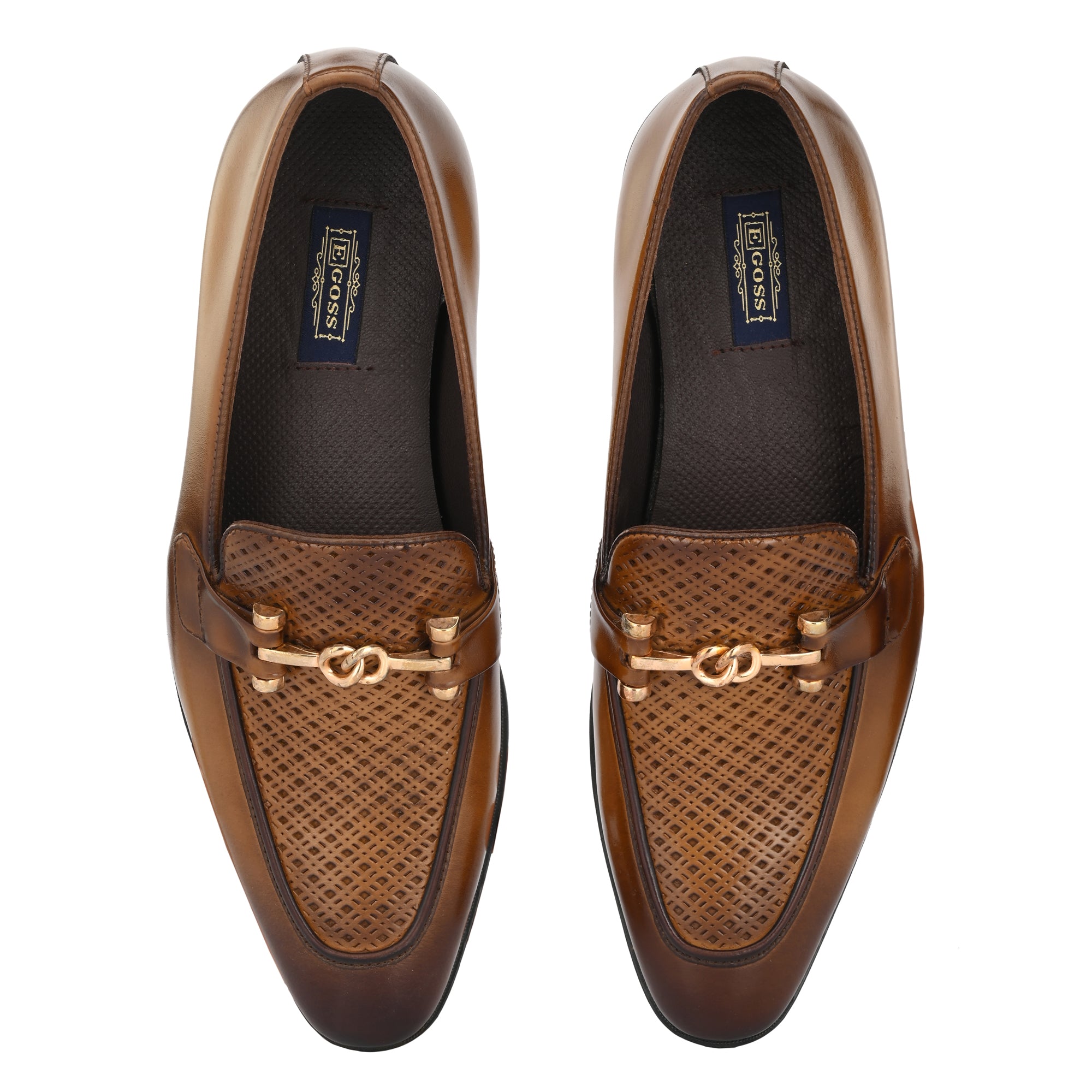 Buckled Formal Loafers For Men by Egoss