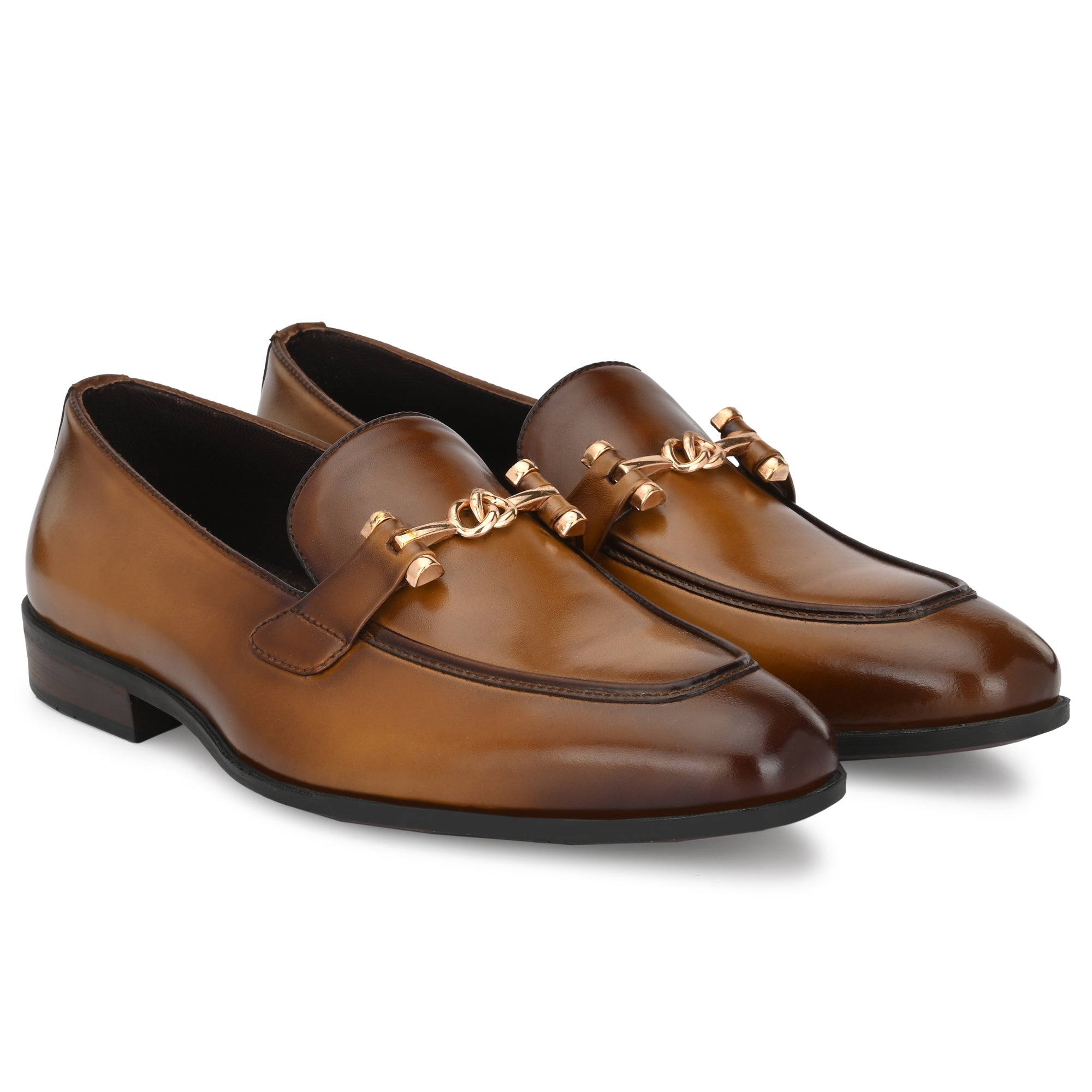 Buckled Formal Loafers For Men by Egoss