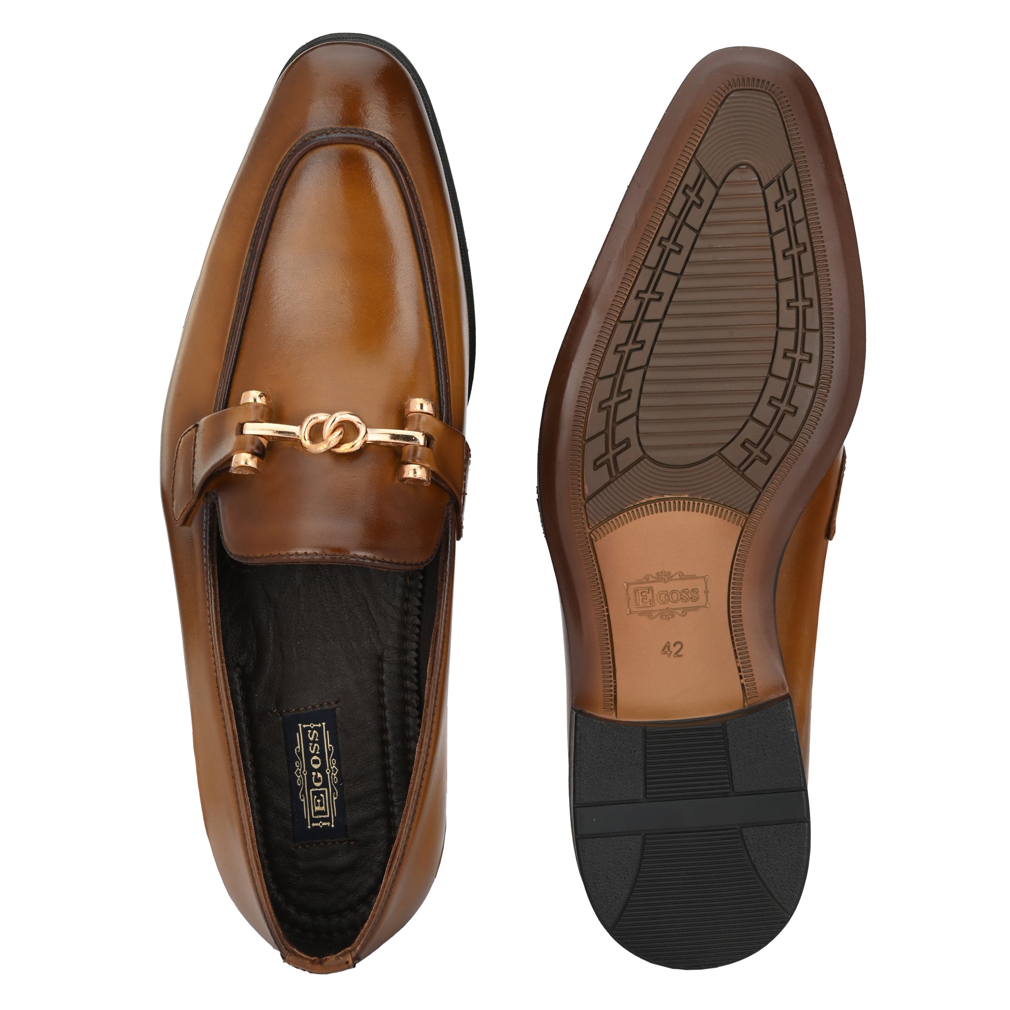 Buckled Formal Loafers For Men by Egoss