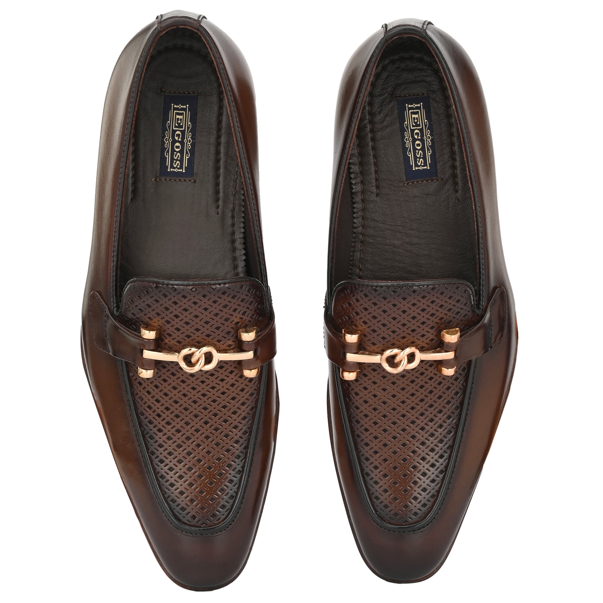 Buckled Formal Loafers For Men by Egoss