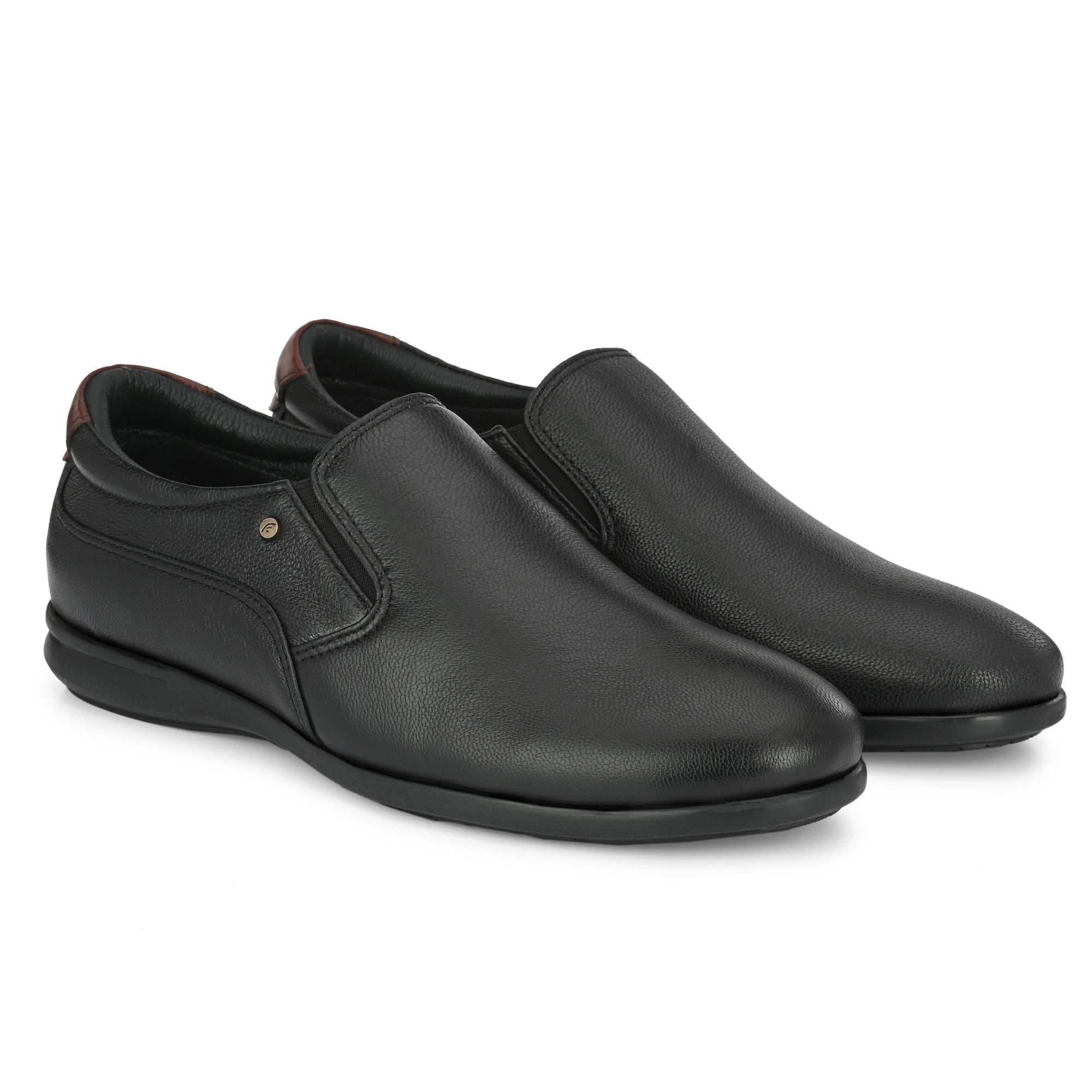 Egoss Leather Casual Slip-On Shoes For Men