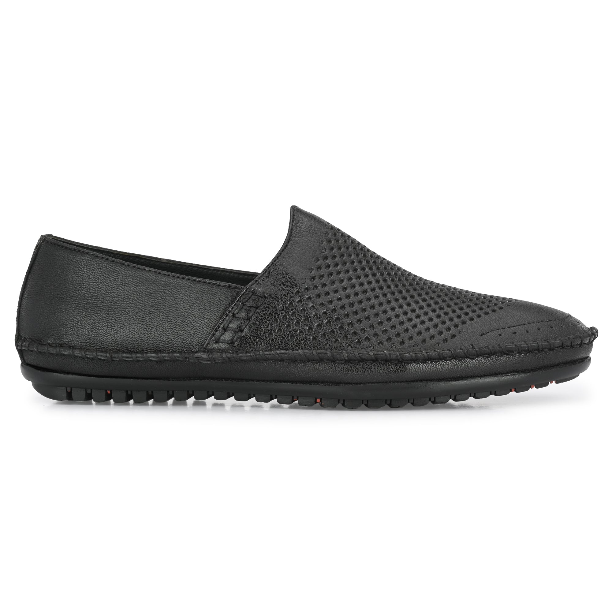 Egoss Leather Casual Slip On Shoes For Men