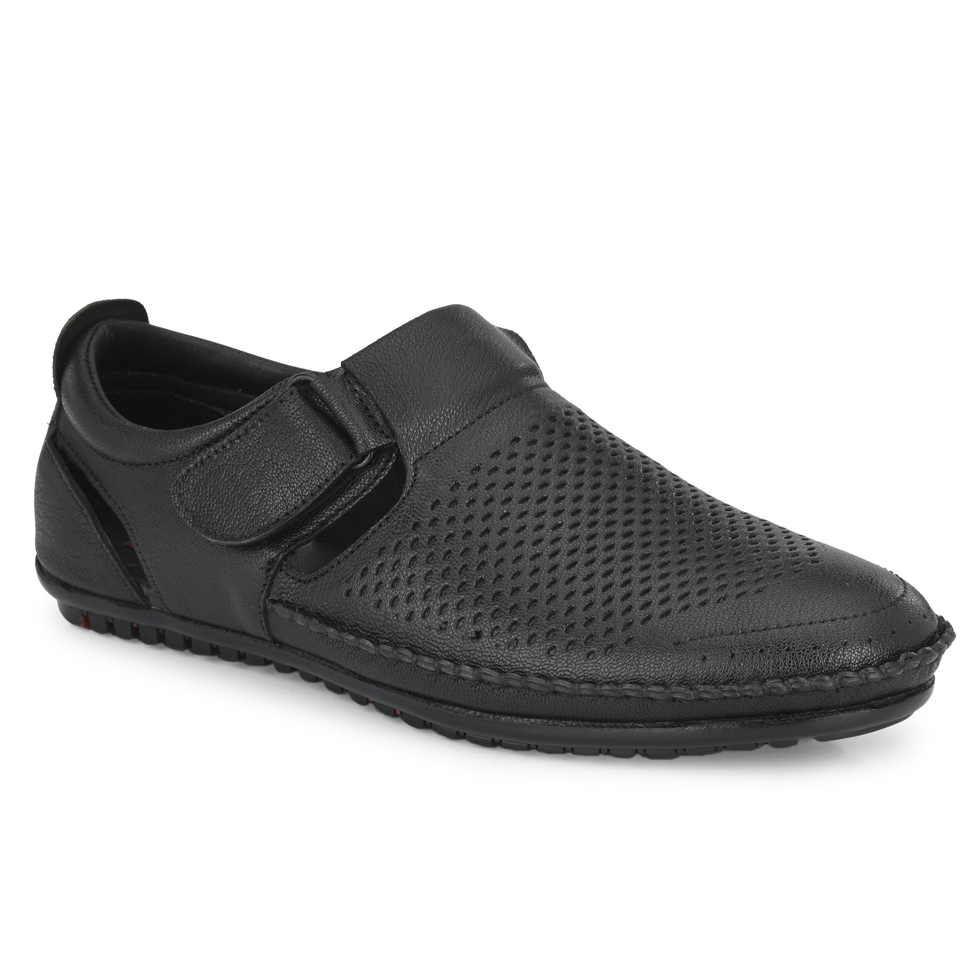 Egoss Leather Casual Slip On Shoes For Men