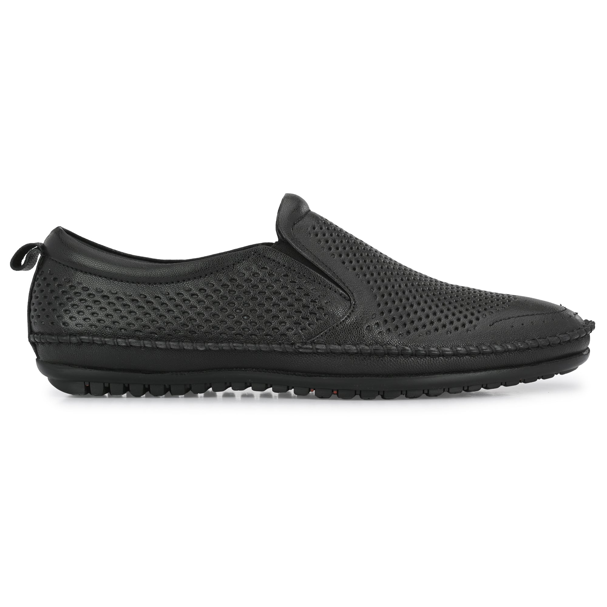 Egoss Leather Casual Slip On Shoes For Men