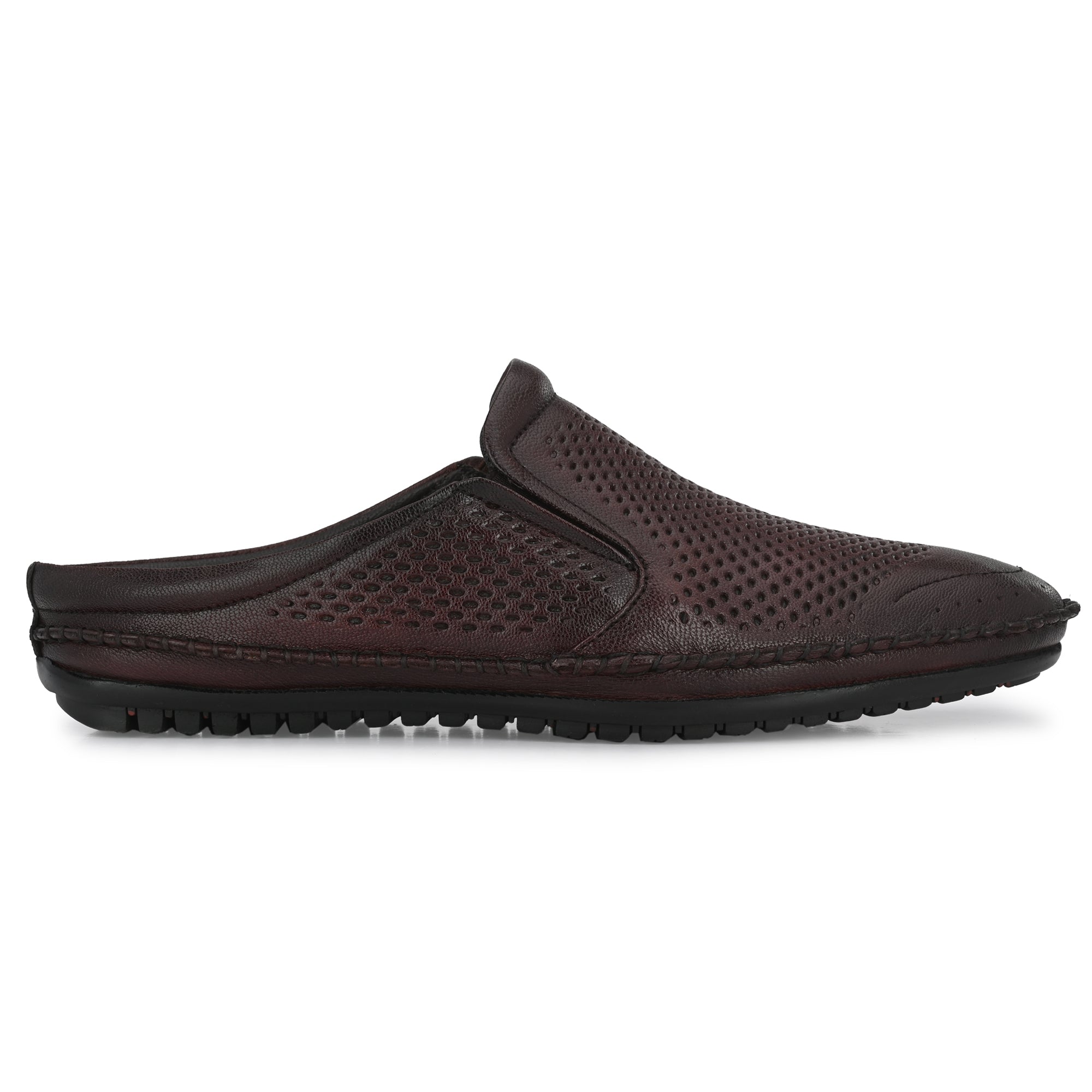 Egoss Leather Casual Slip On Shoes For Men