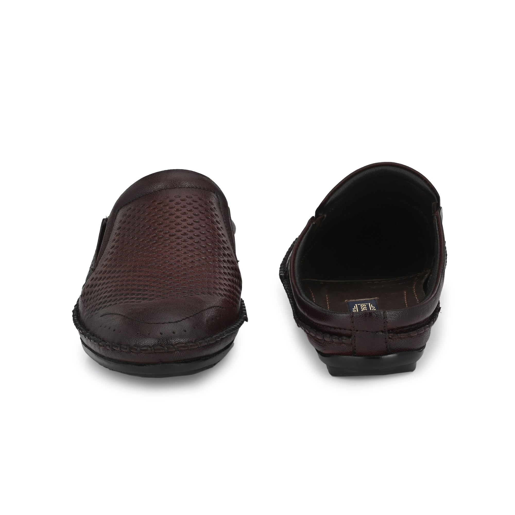 Egoss Leather Casual Slip On Shoes For Men