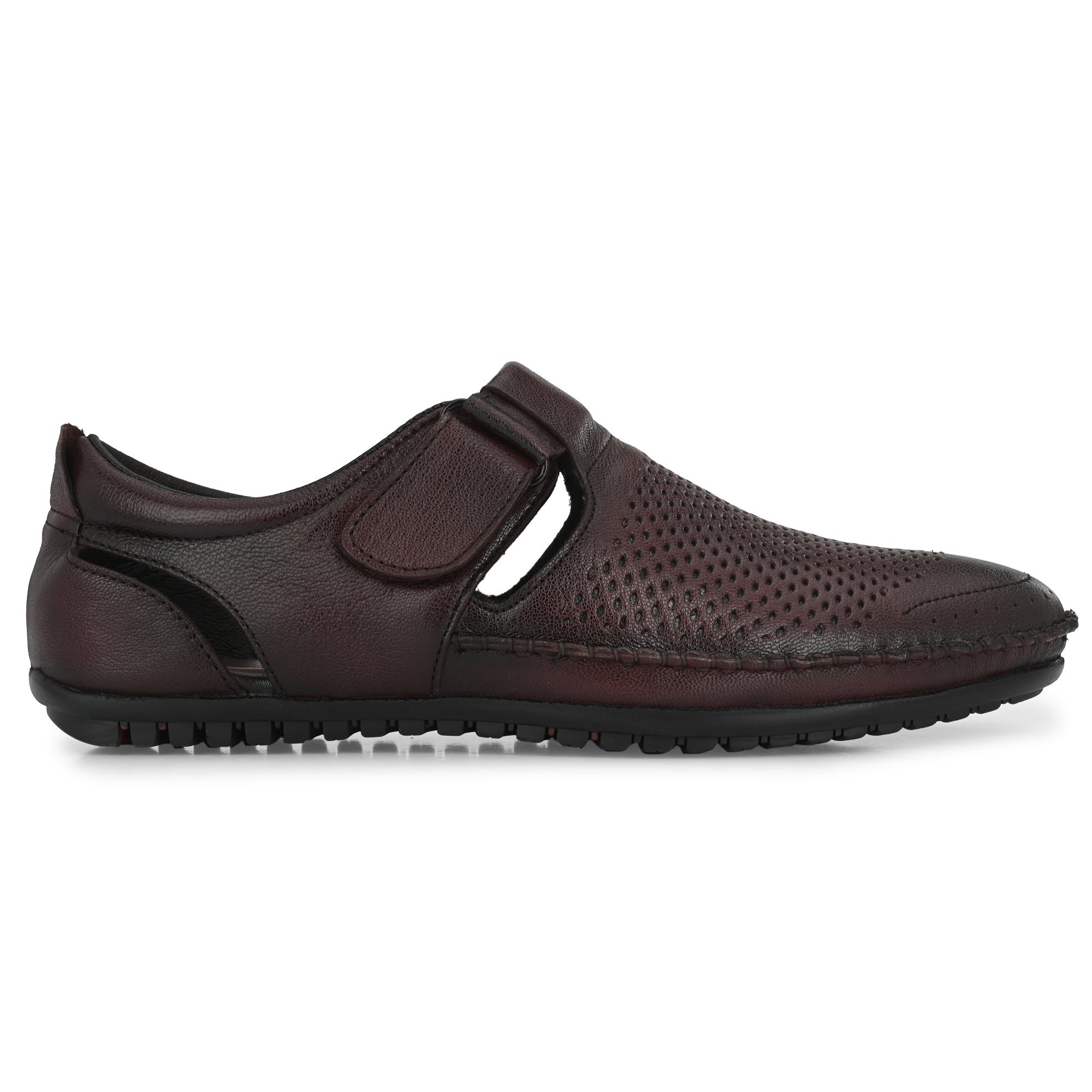 Egoss Leather Casual Slip On Shoes For Men