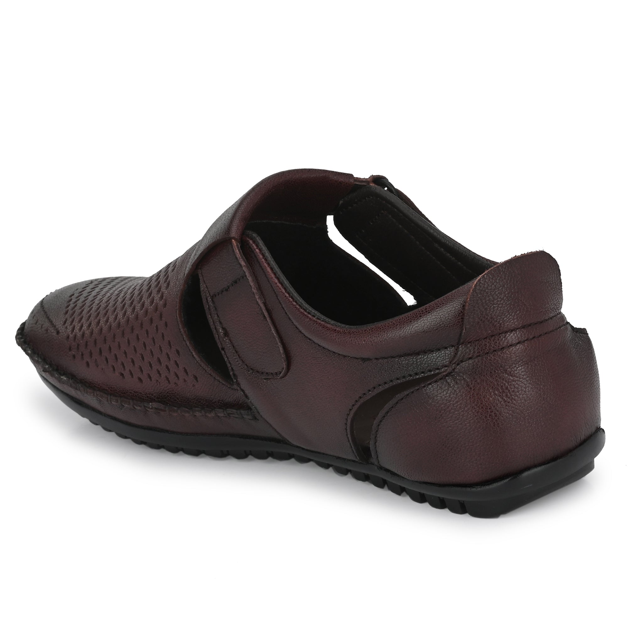 Egoss Leather Casual Slip On Shoes For Men