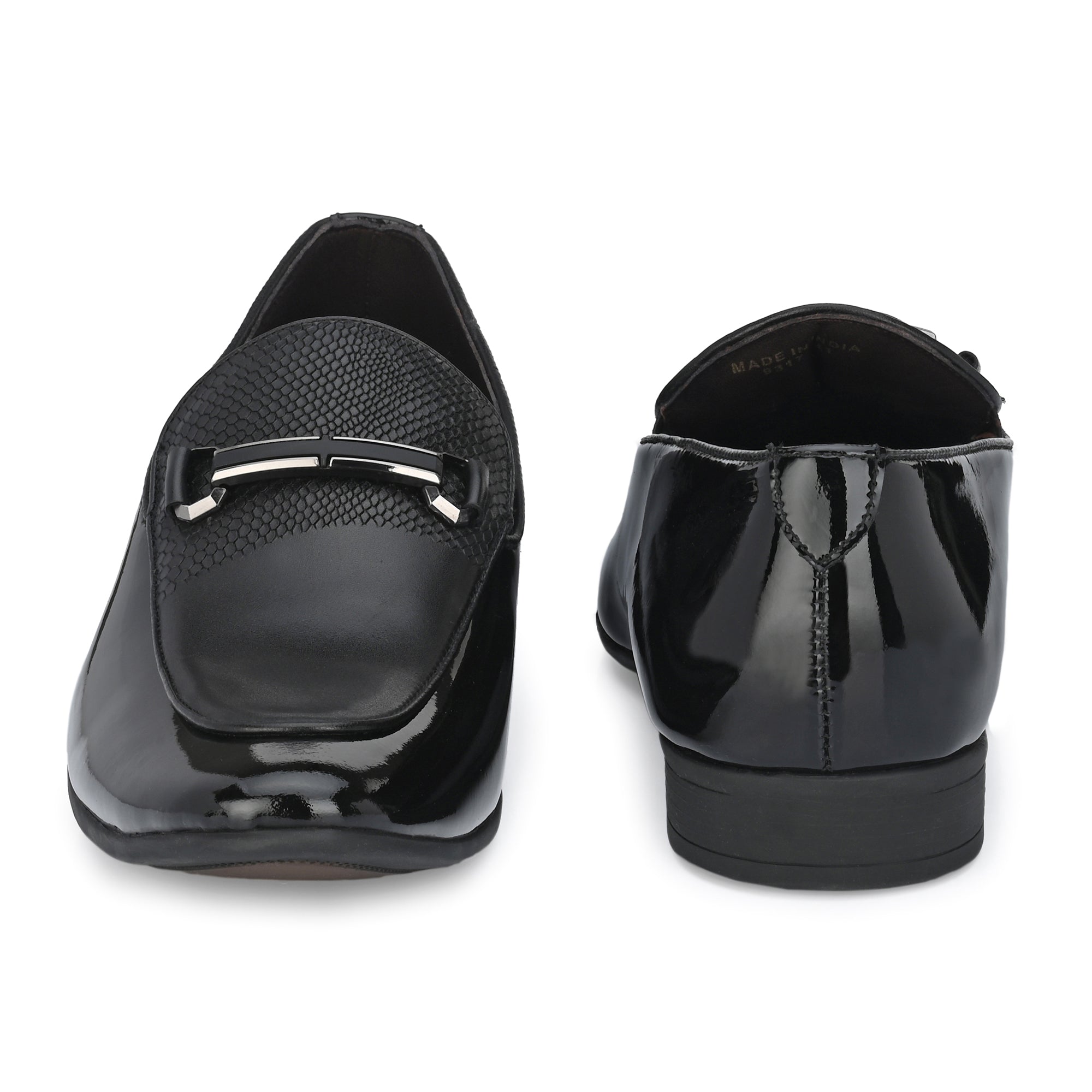 Egoss Buckled Formal Loafers Shoes For Men