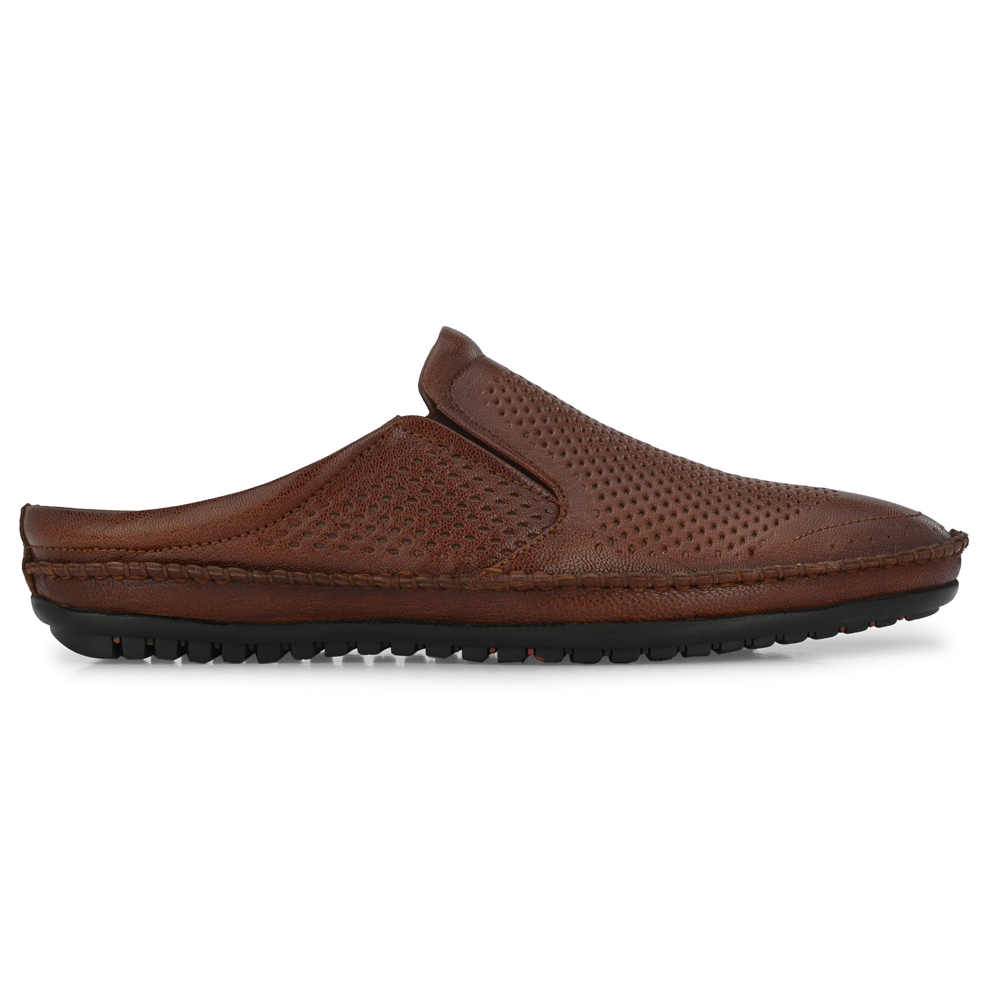 Egoss Leather Casual Slip On Shoes For Men