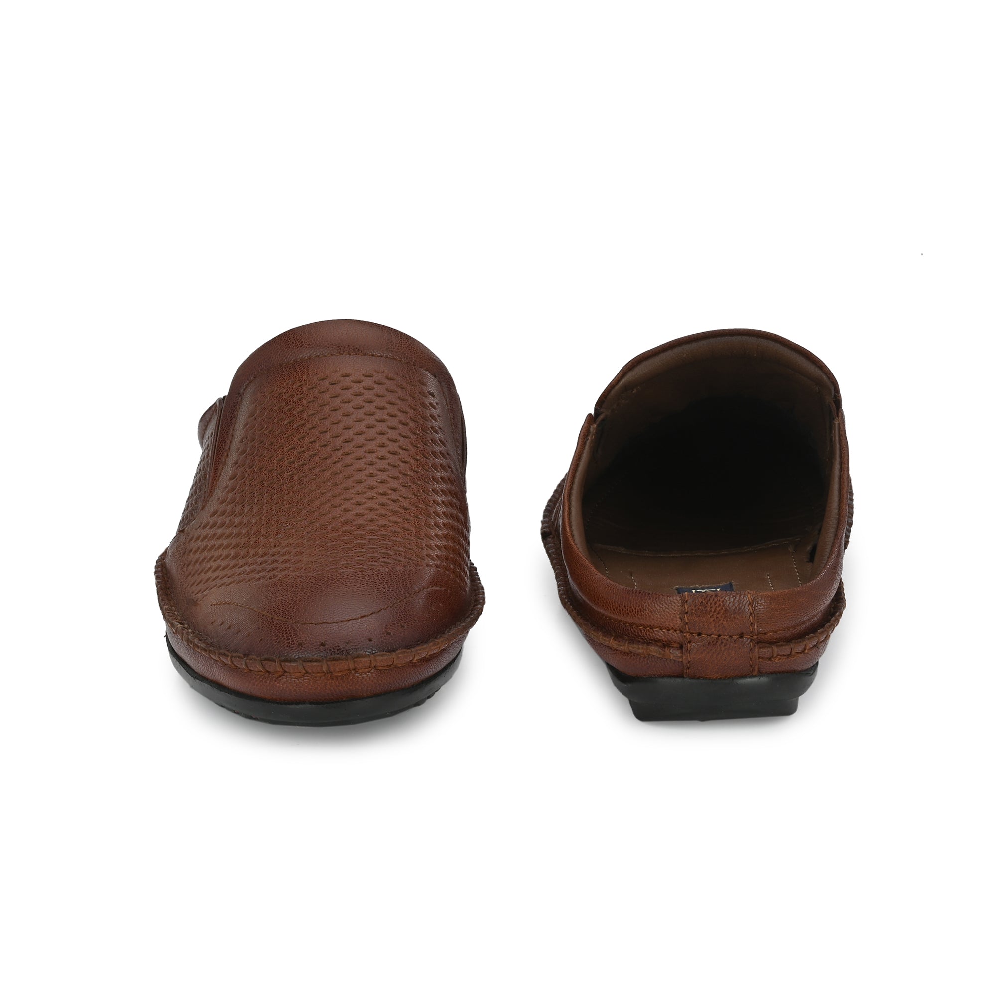 Egoss Leather Casual Slip On Shoes For Men