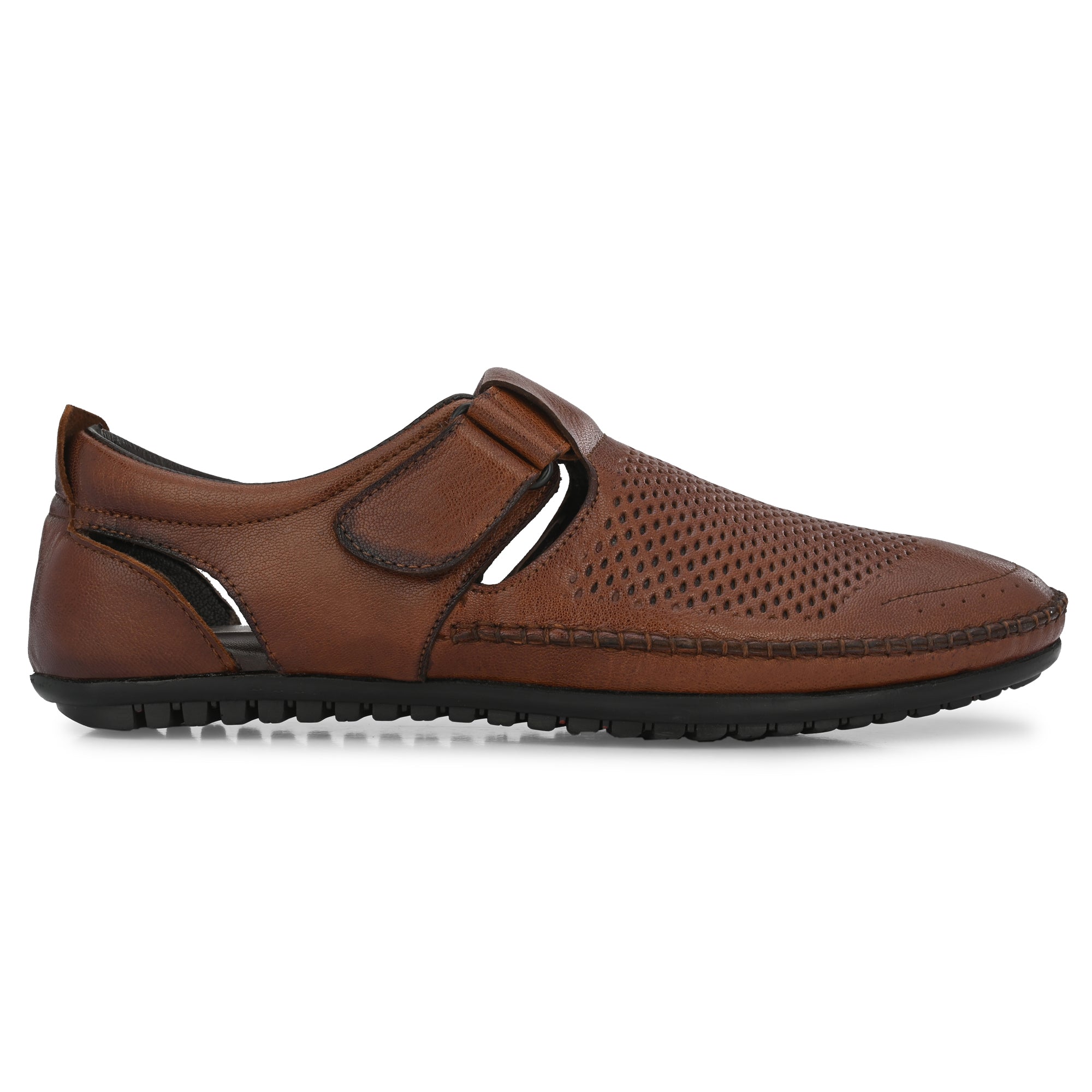 Egoss Leather Casual Slip On Shoes For Men