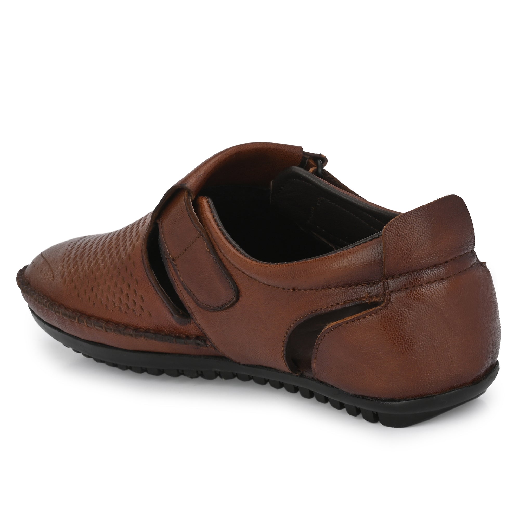 Egoss Leather Casual Slip On Shoes For Men