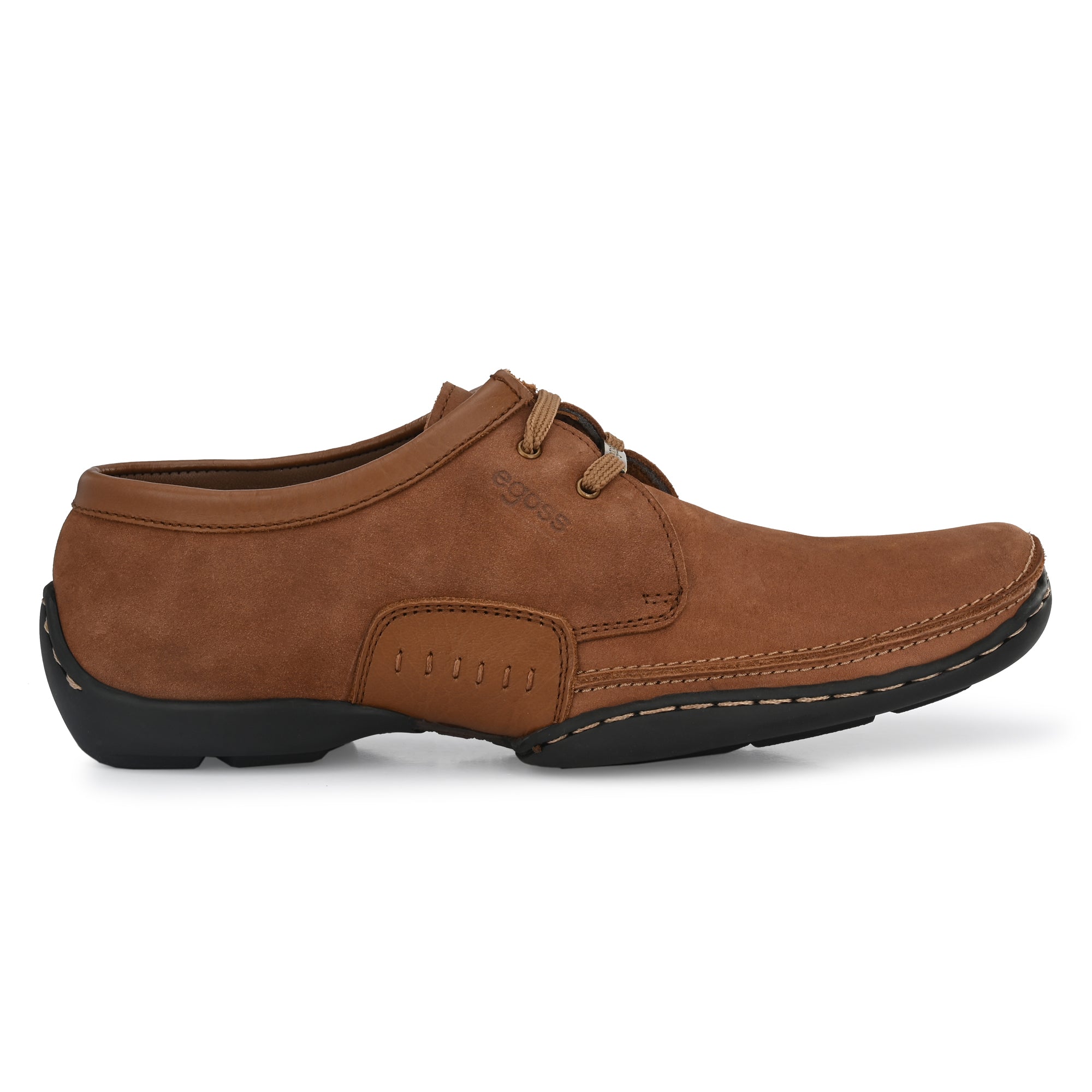 Egoss Casual Derby Lace Up Nubuck Leather Shoes For Men