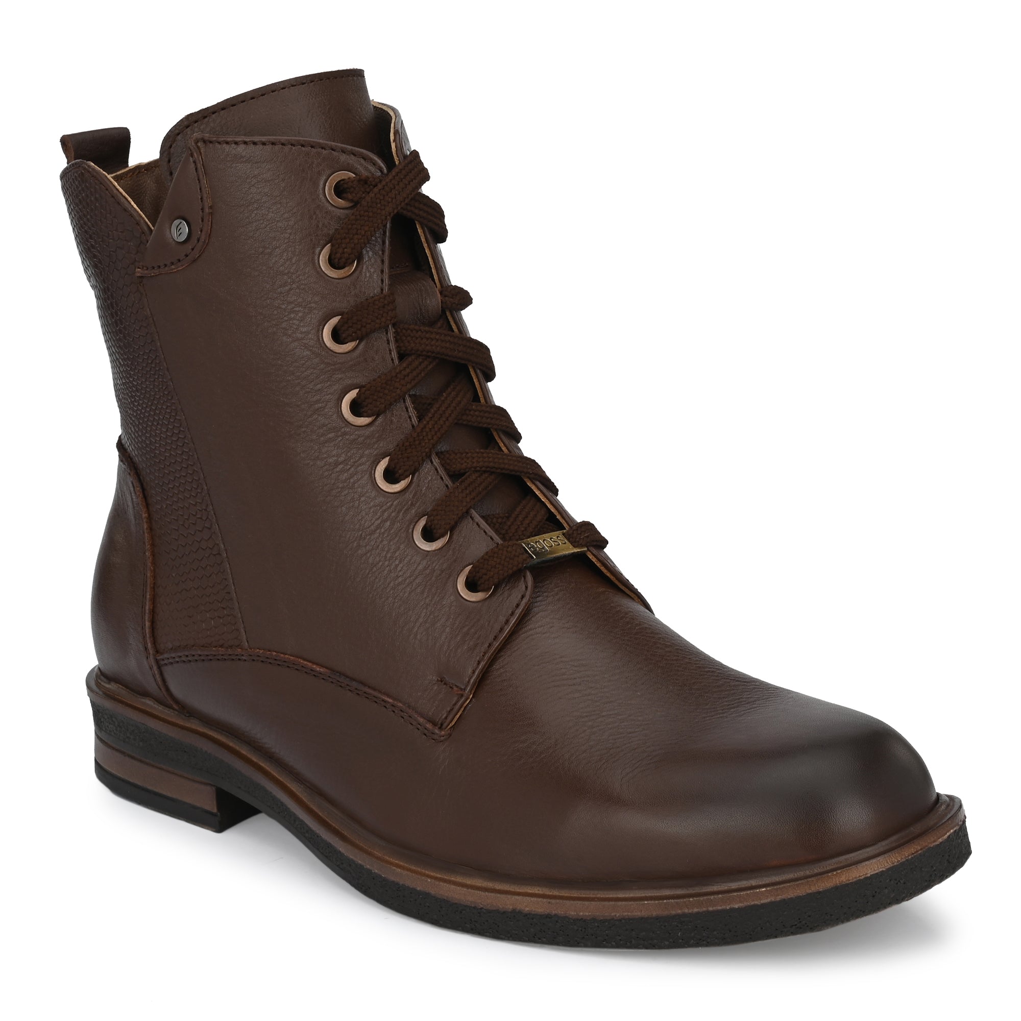 Egoss High Length Biker Boots For Men - Leather Boots