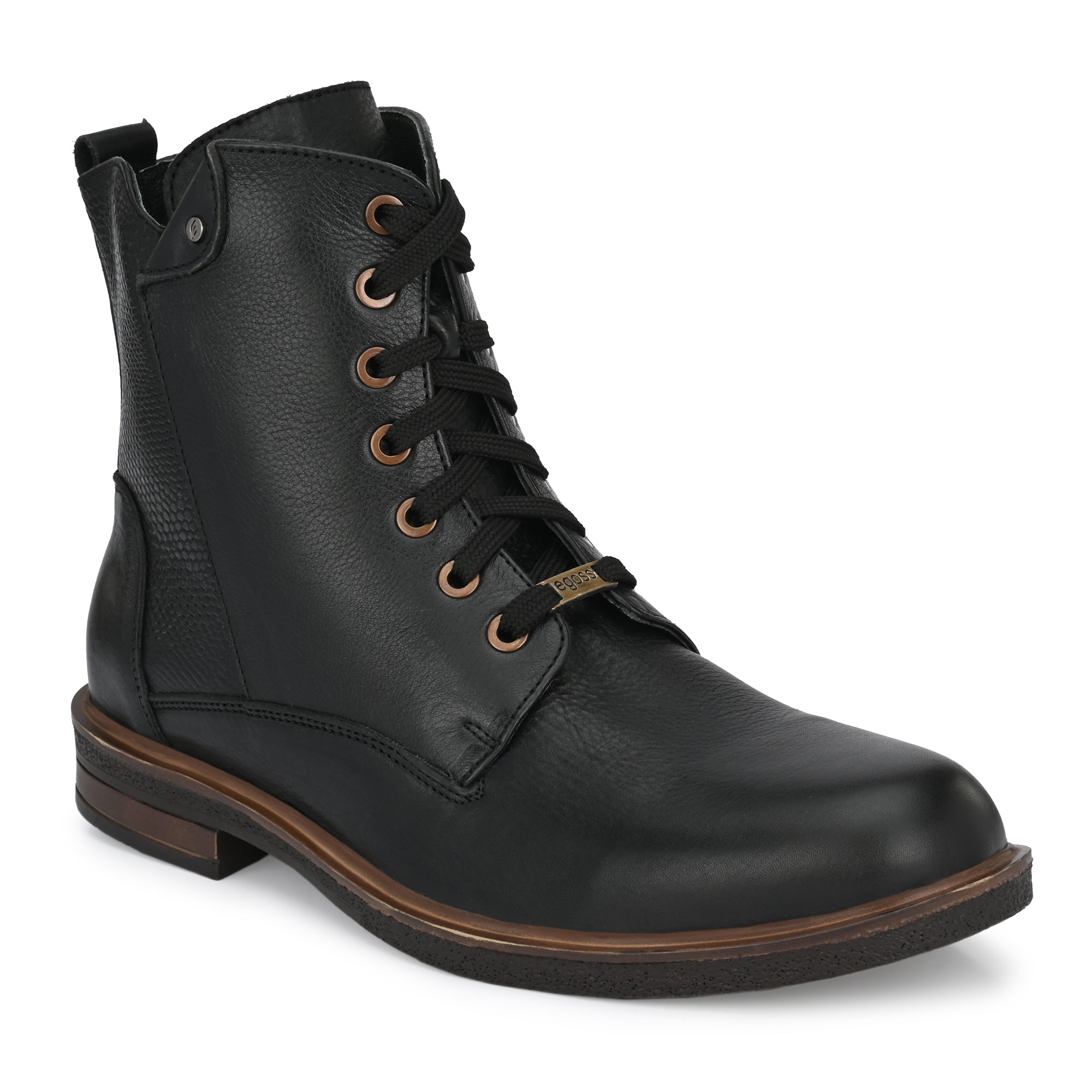 Egoss High Length Biker Boots For Men - Leather Boots