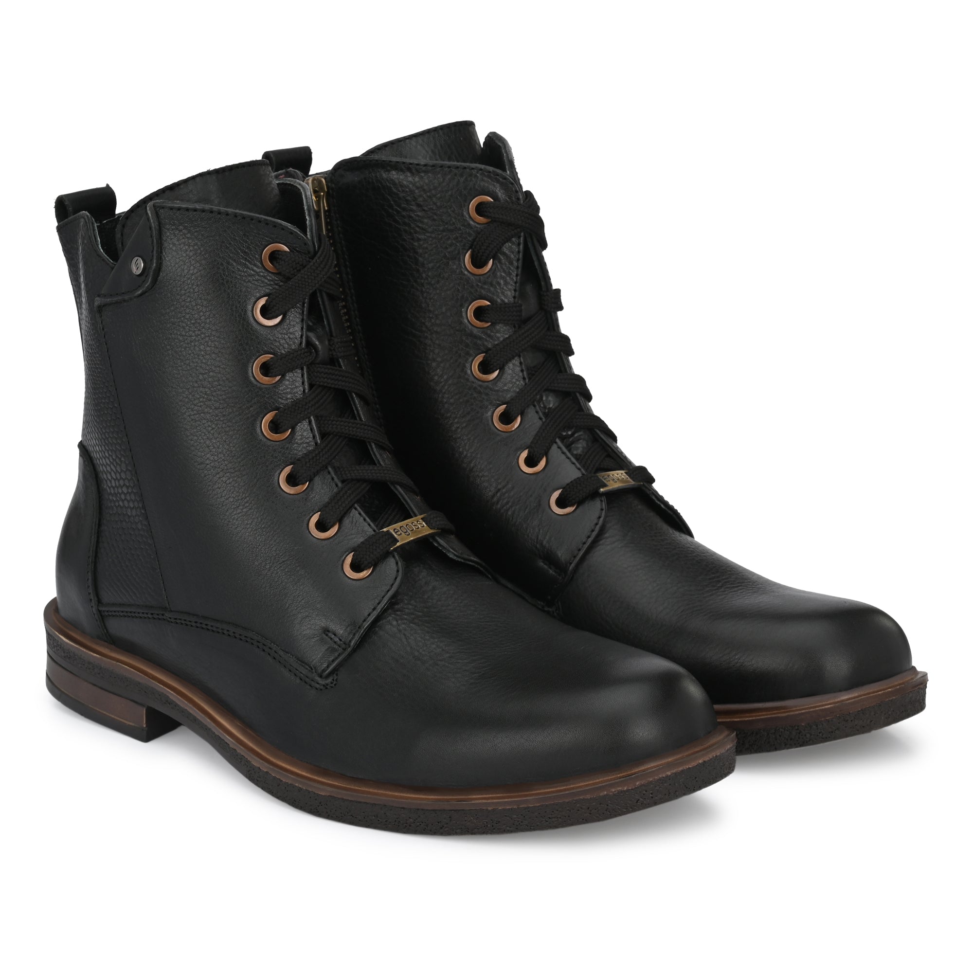 Egoss High Length Biker Boots For Men - Leather Boots