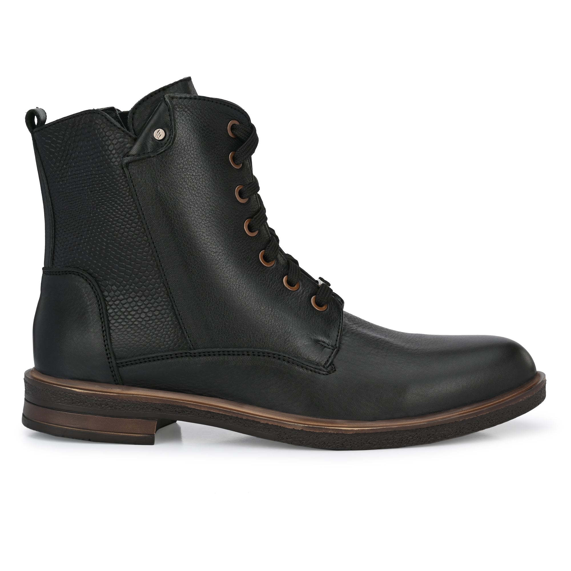 Egoss High Length Biker Boots For Men - Leather Boots