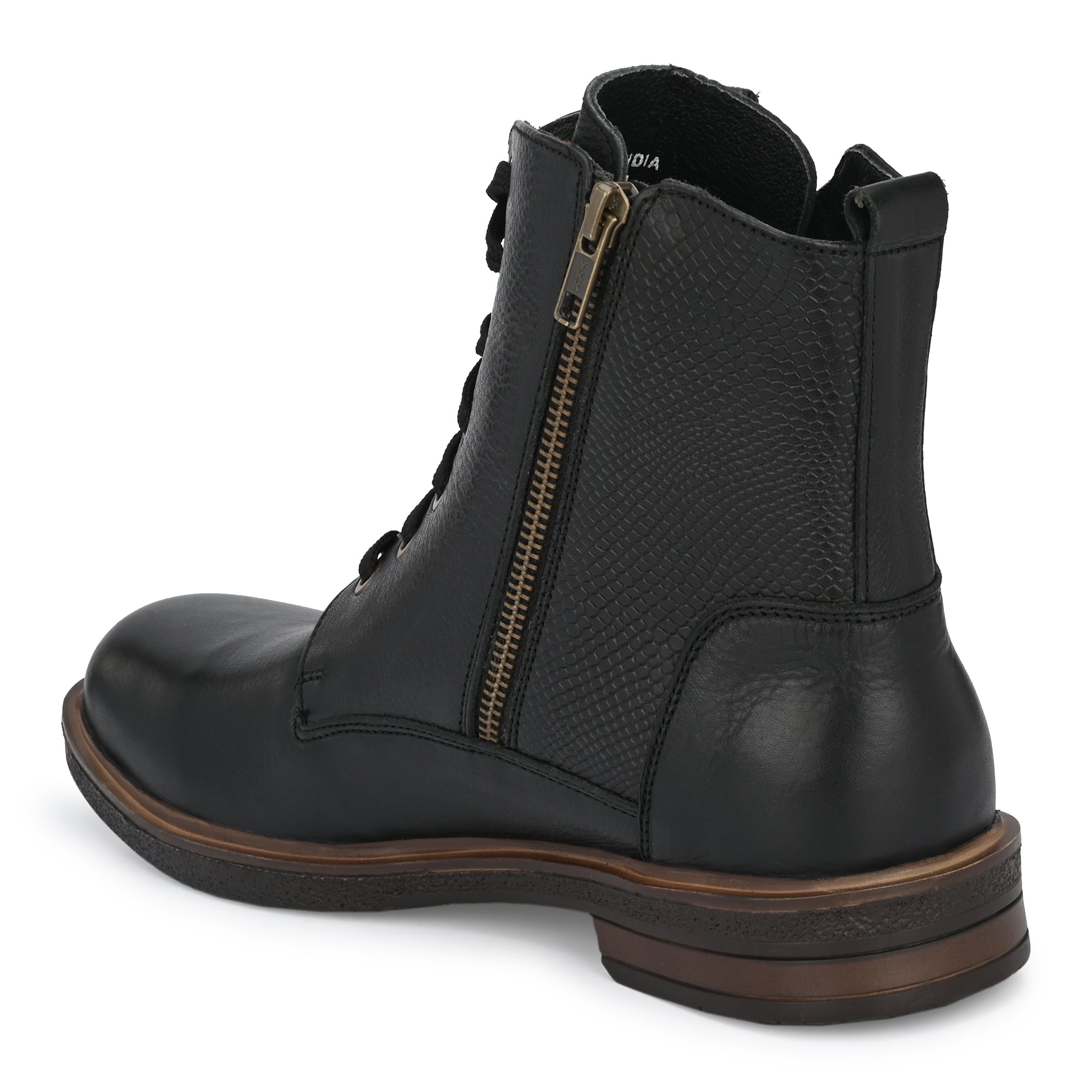 Egoss High Length Biker Boots For Men - Leather Boots