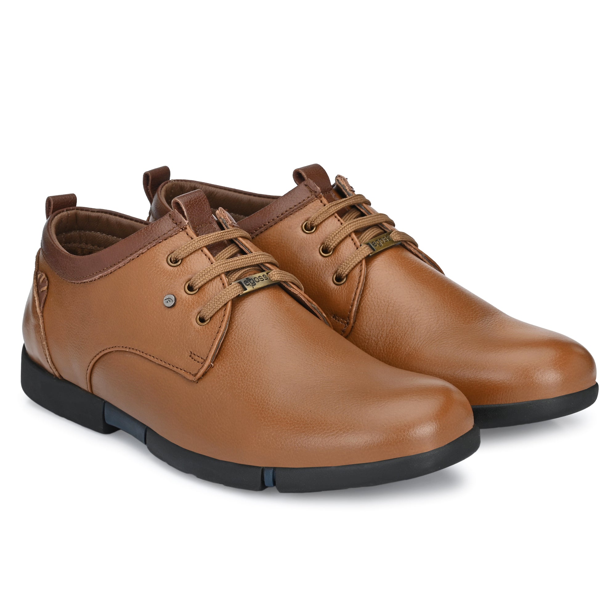 Egoss Casual Leather Derby Shoes For Men