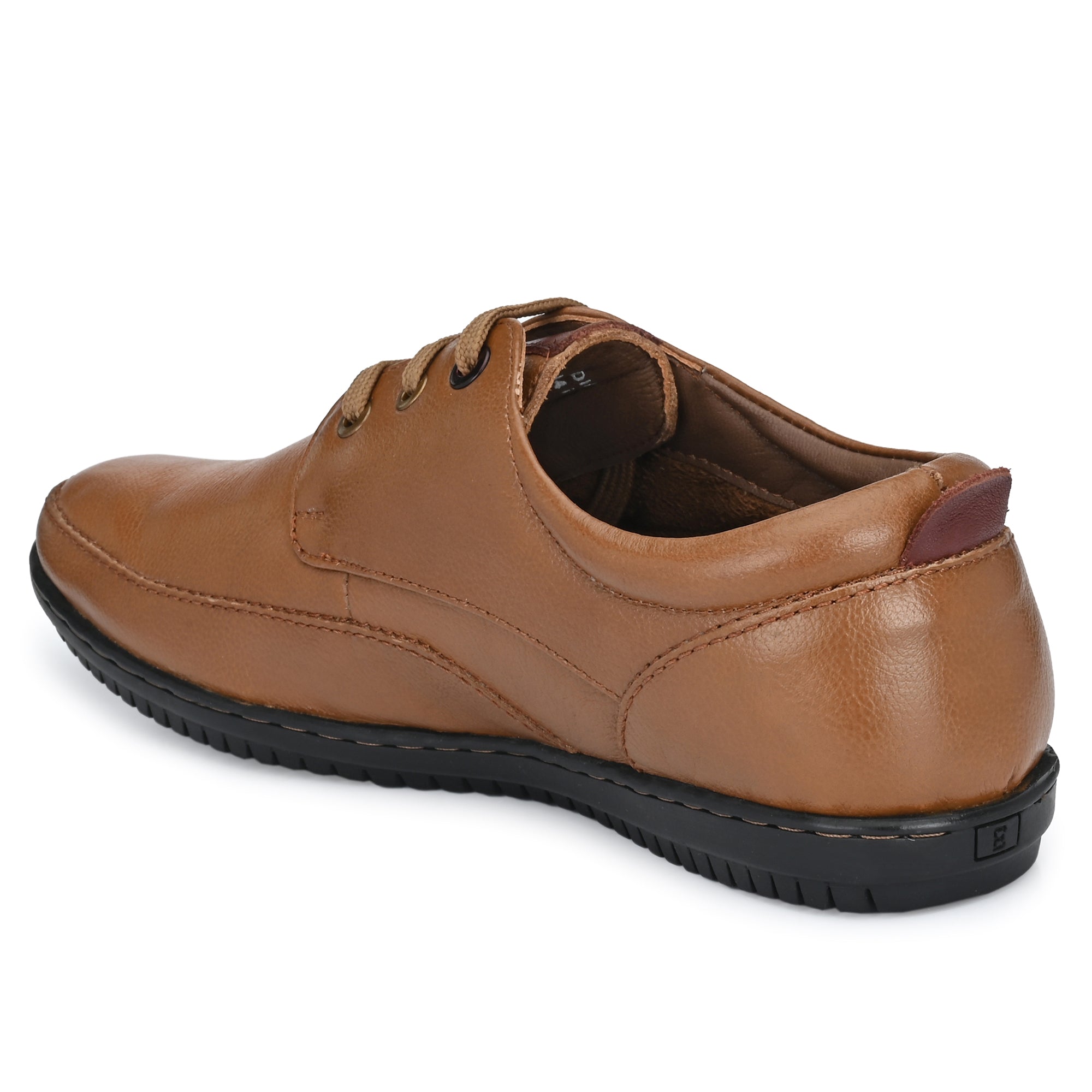 Egoss Leather Casual Lace Up Shoes For Men