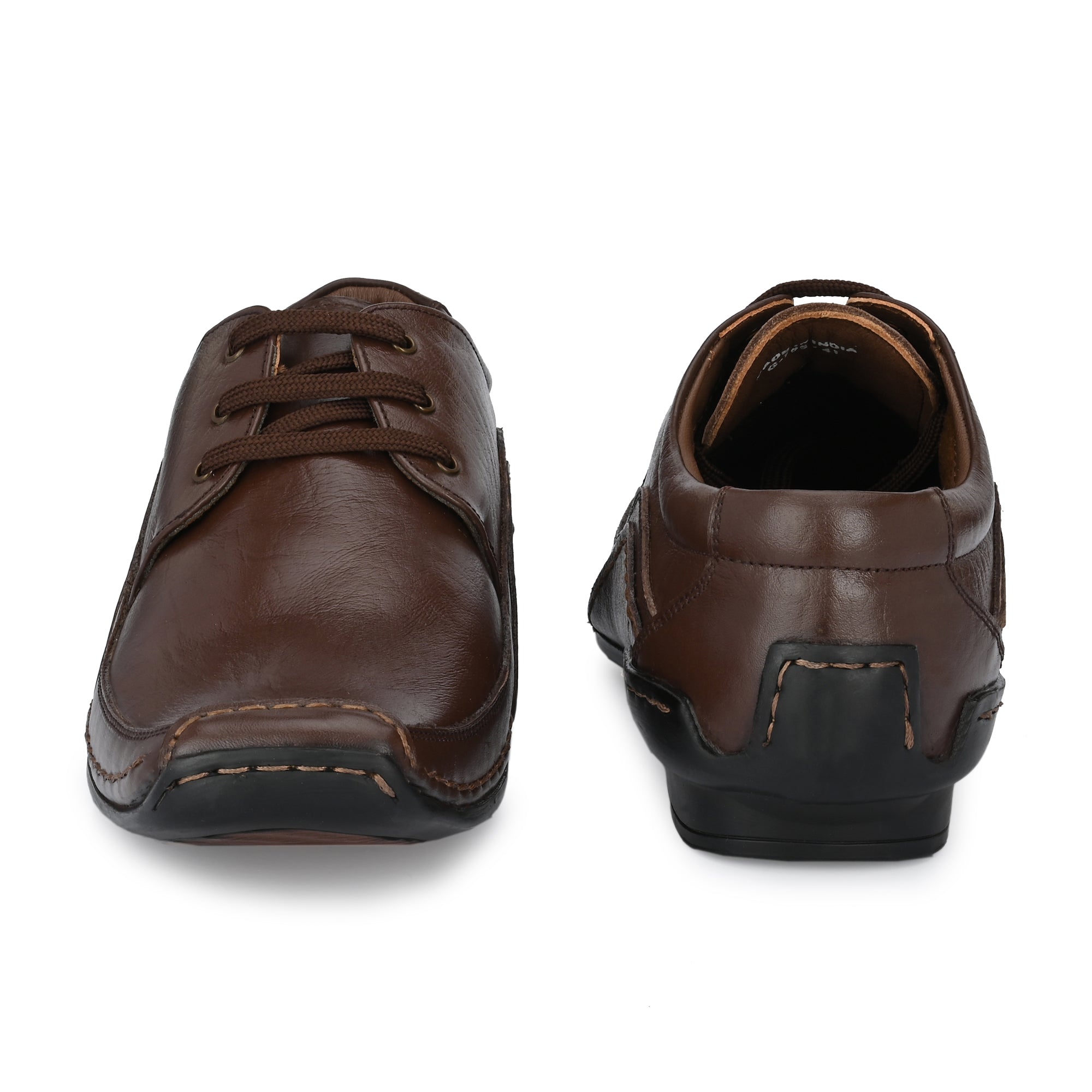 Egoss Casual Derby Lace Up Leather Shoes For Men