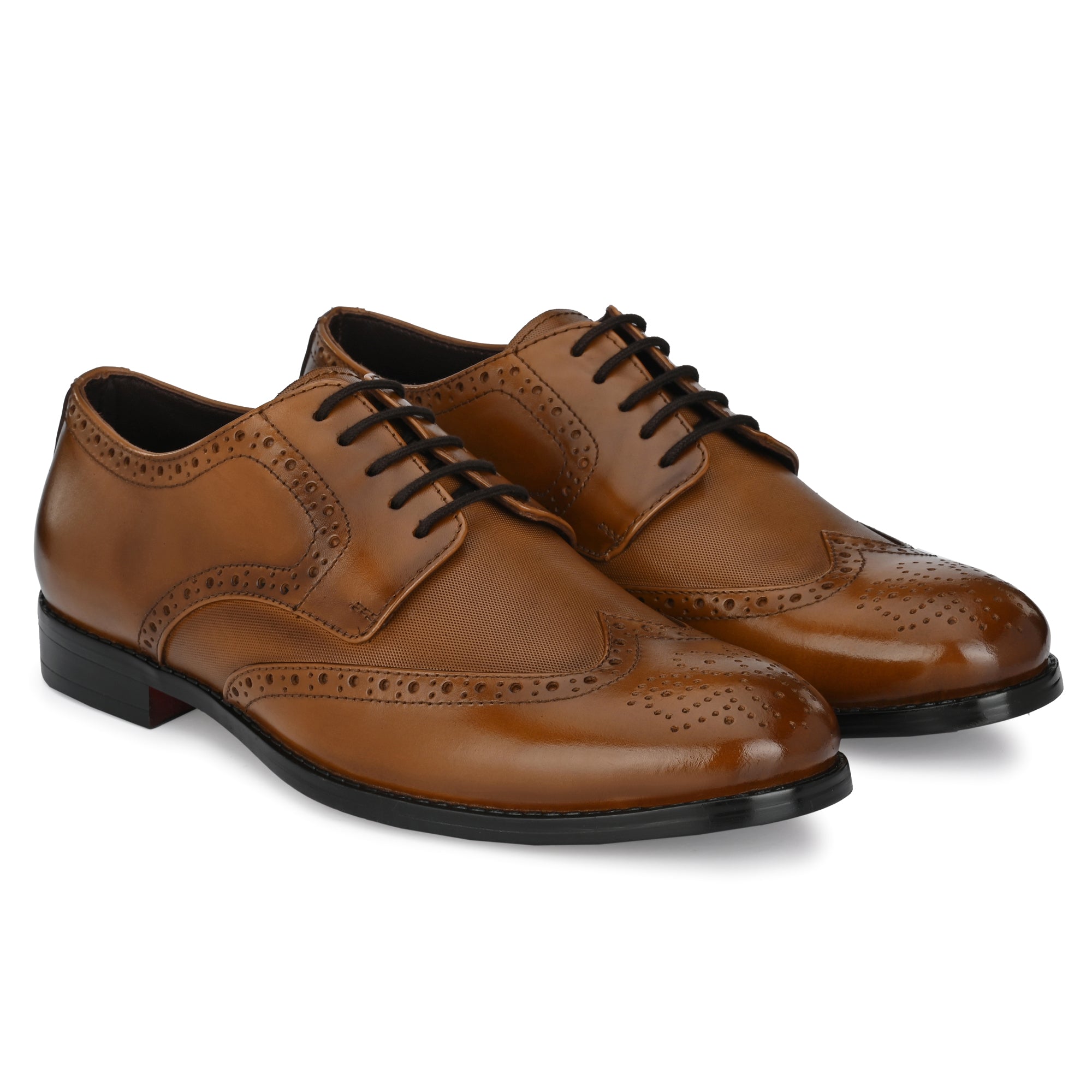 Egoss Formal Lace-Up Brogue Shoes For Men