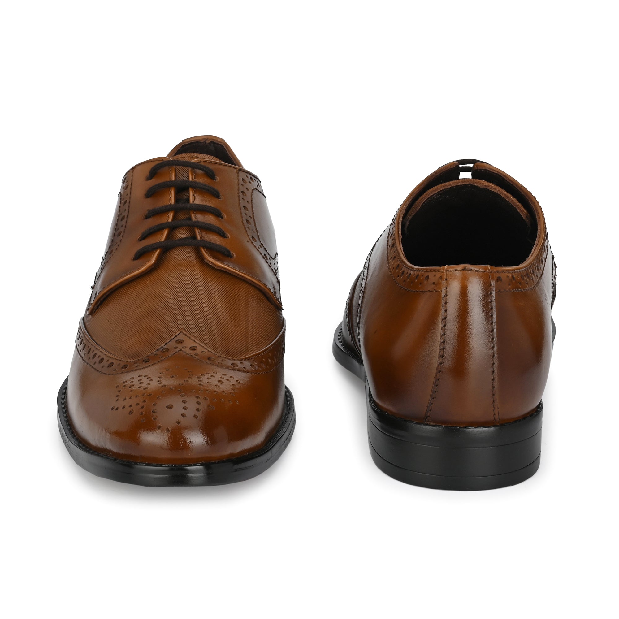 Egoss Formal Lace-Up Brogue Shoes For Men