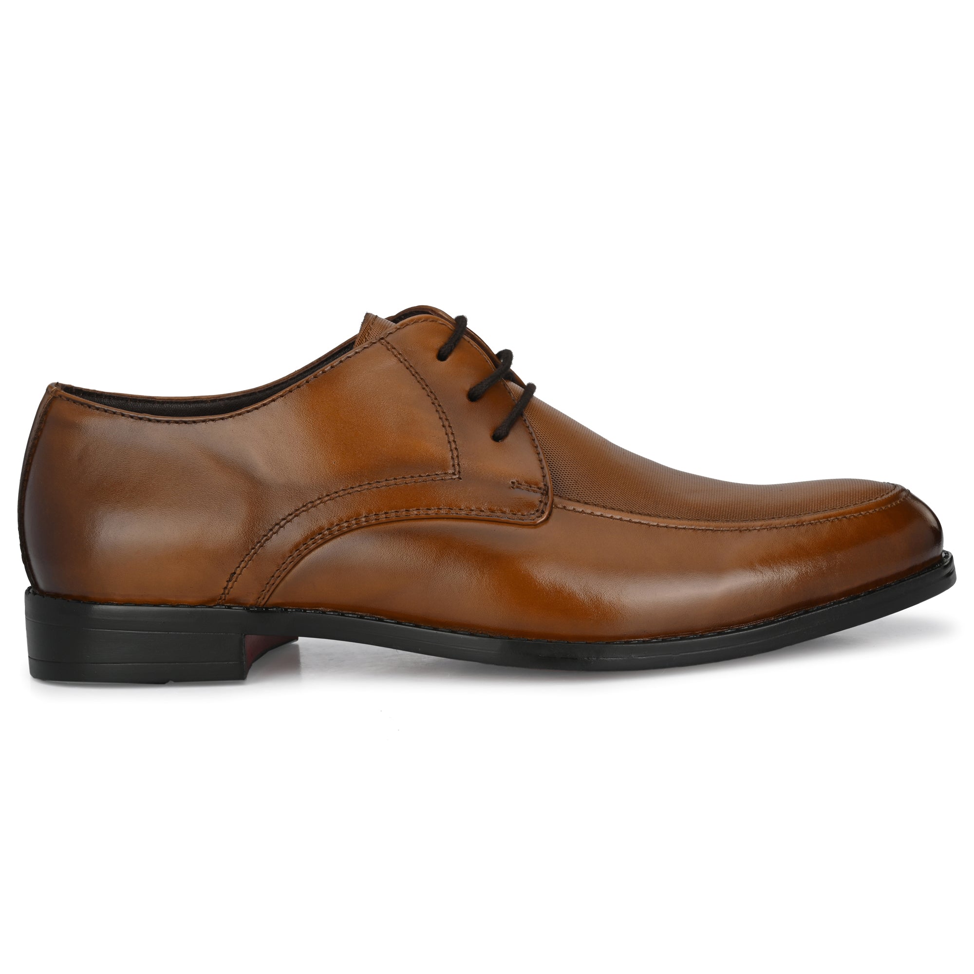 Textured Derby Lace Up Shoes For Men