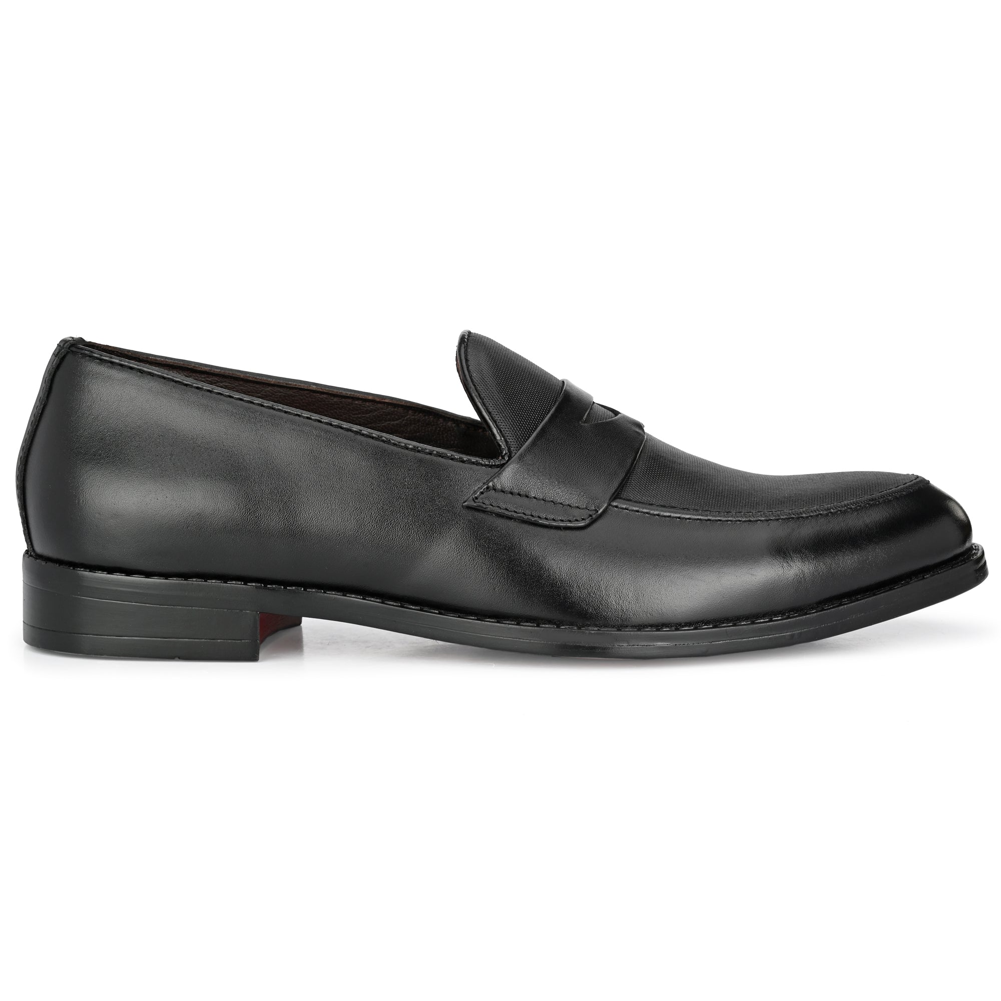 Egoss Formal Penny Loafers For Men with Textured Top