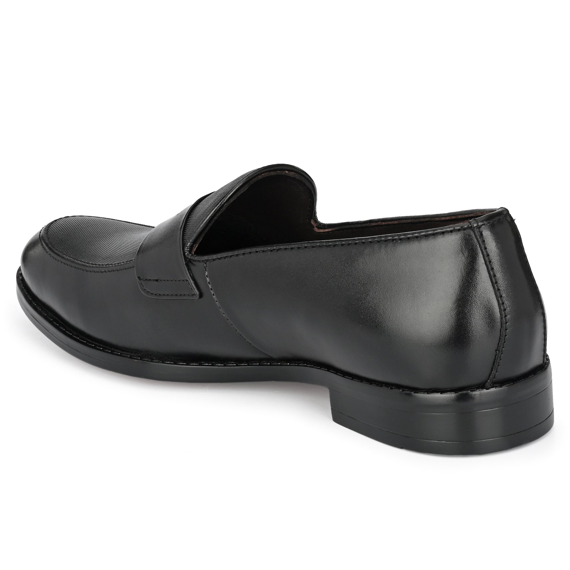 Egoss Formal Penny Loafers For Men with Textured Top