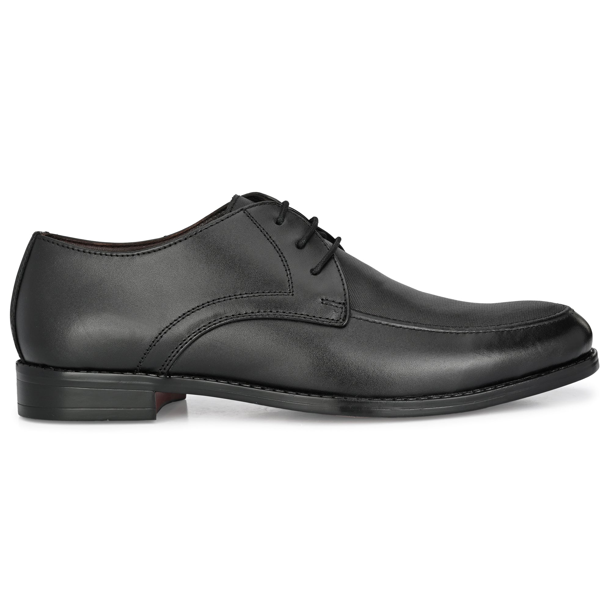 Textured Derby Lace Up Shoes For Men