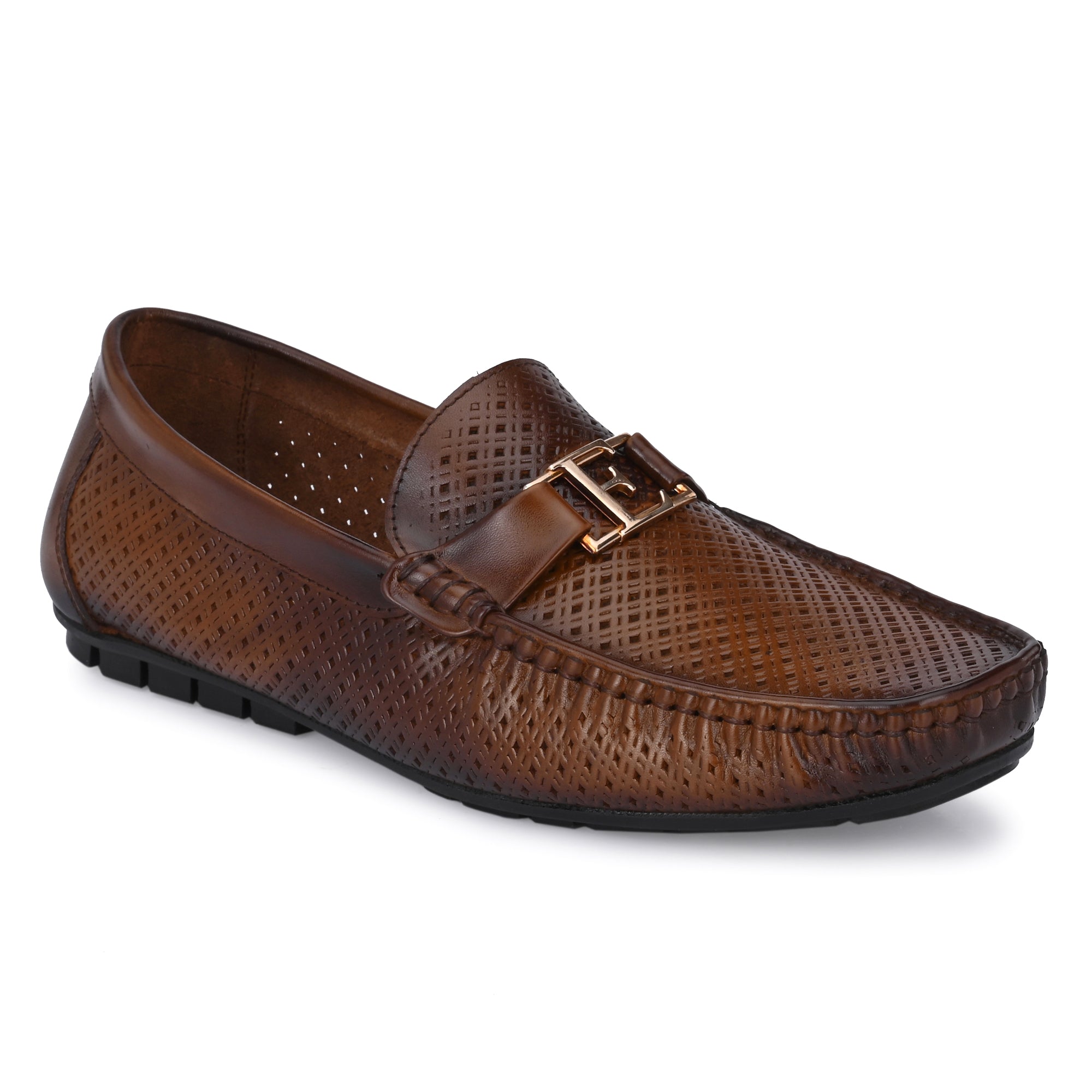 Egoss Buckled Casual Slip on Loafers For Men