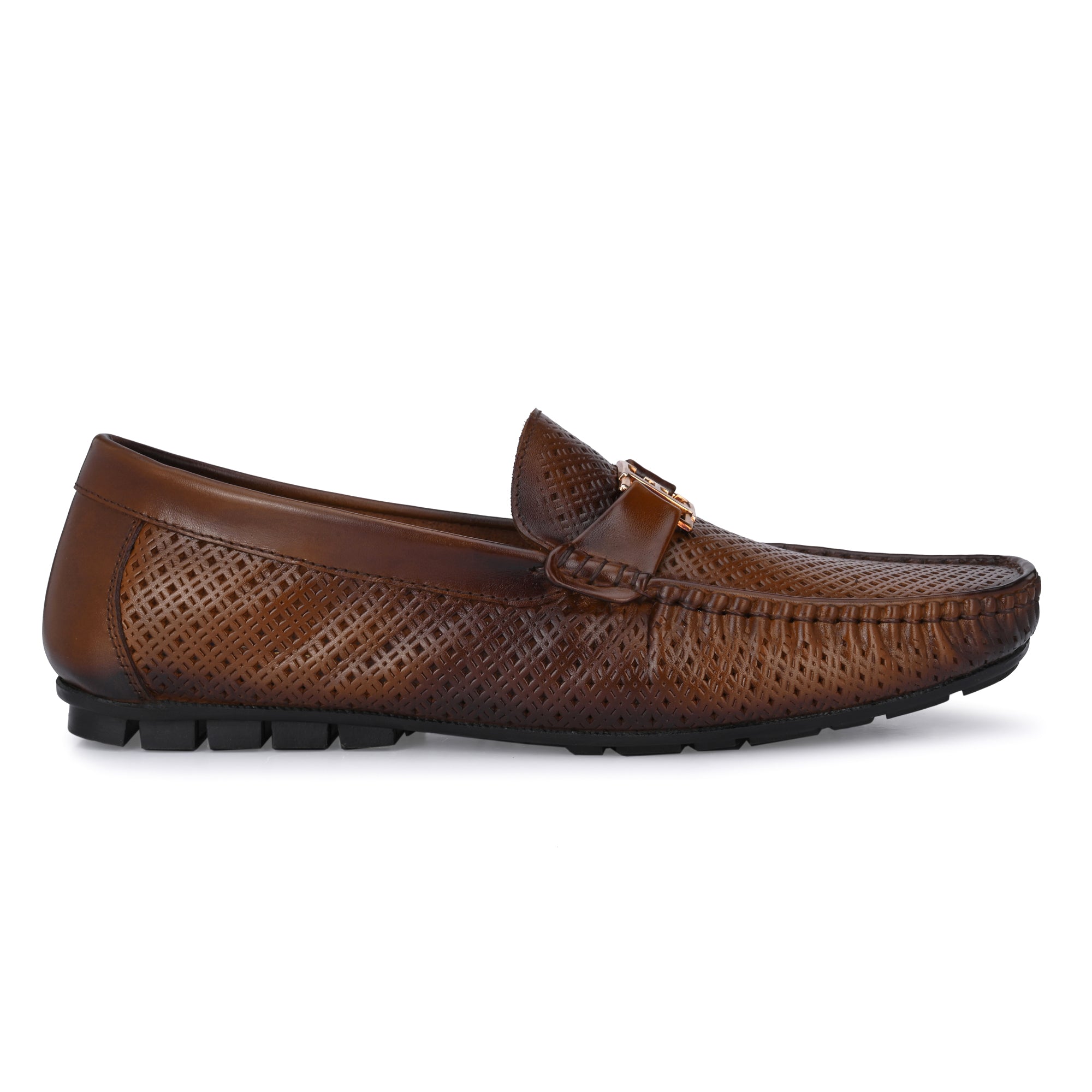 Egoss Buckled Casual Slip on Loafers For Men