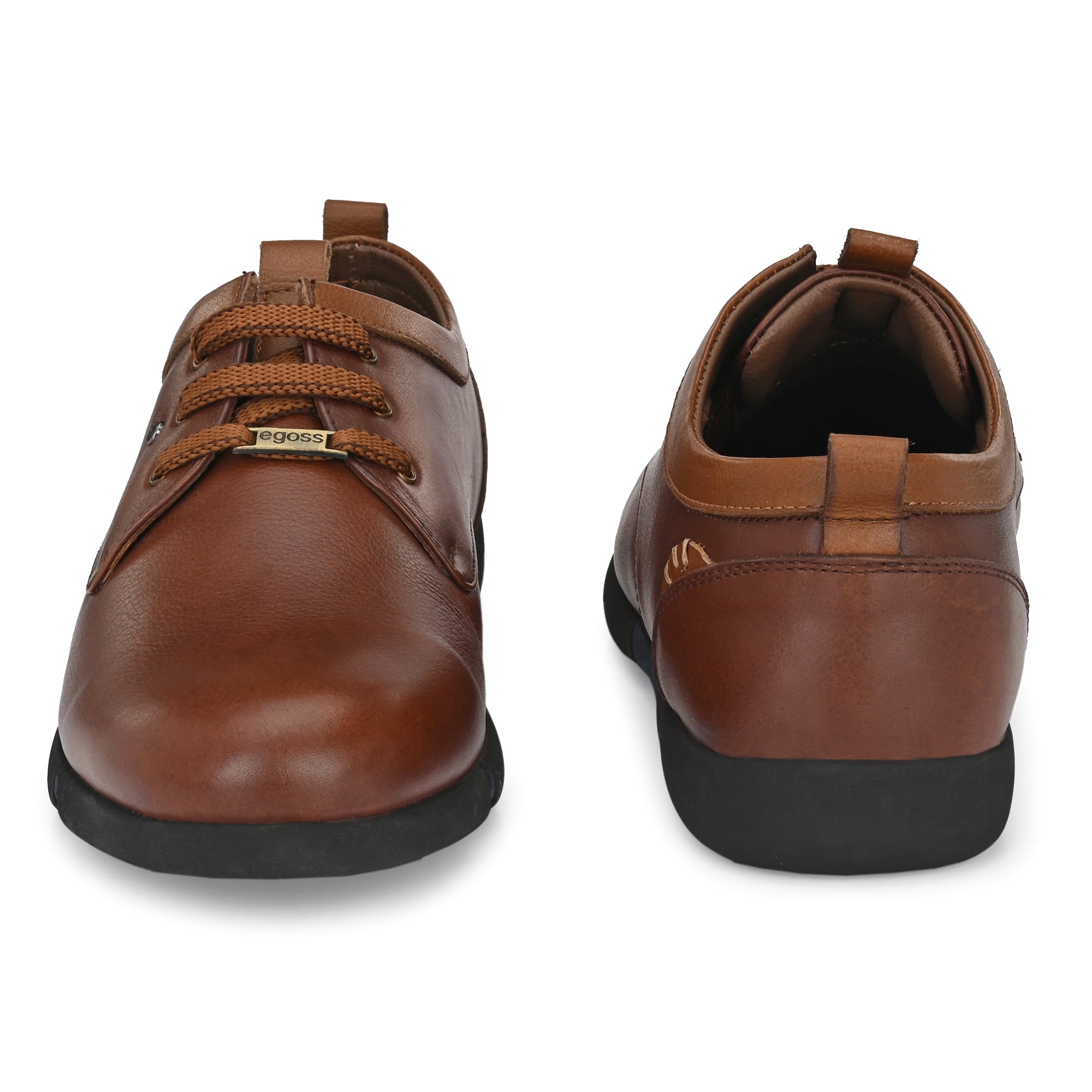 Egoss Casual Leather Derby Shoes For Men