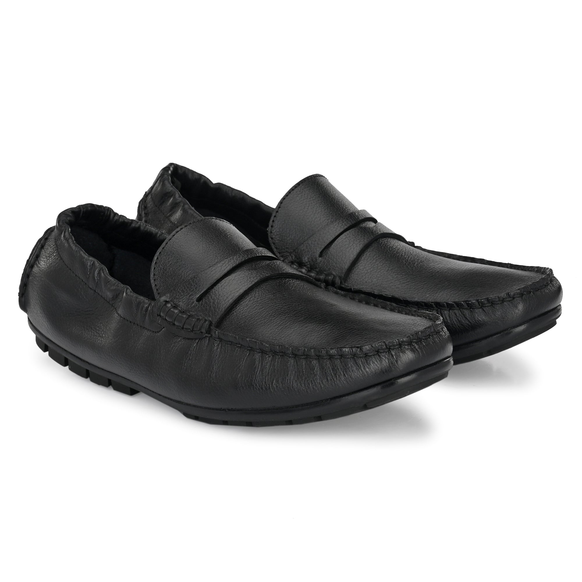 Egoss Casual Slip on Leather Loafers Shoes For Men