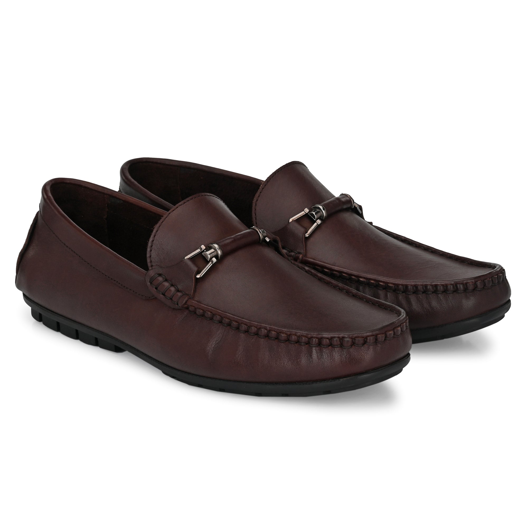 Egoss Casual Leather Slipon Loafers For Men
