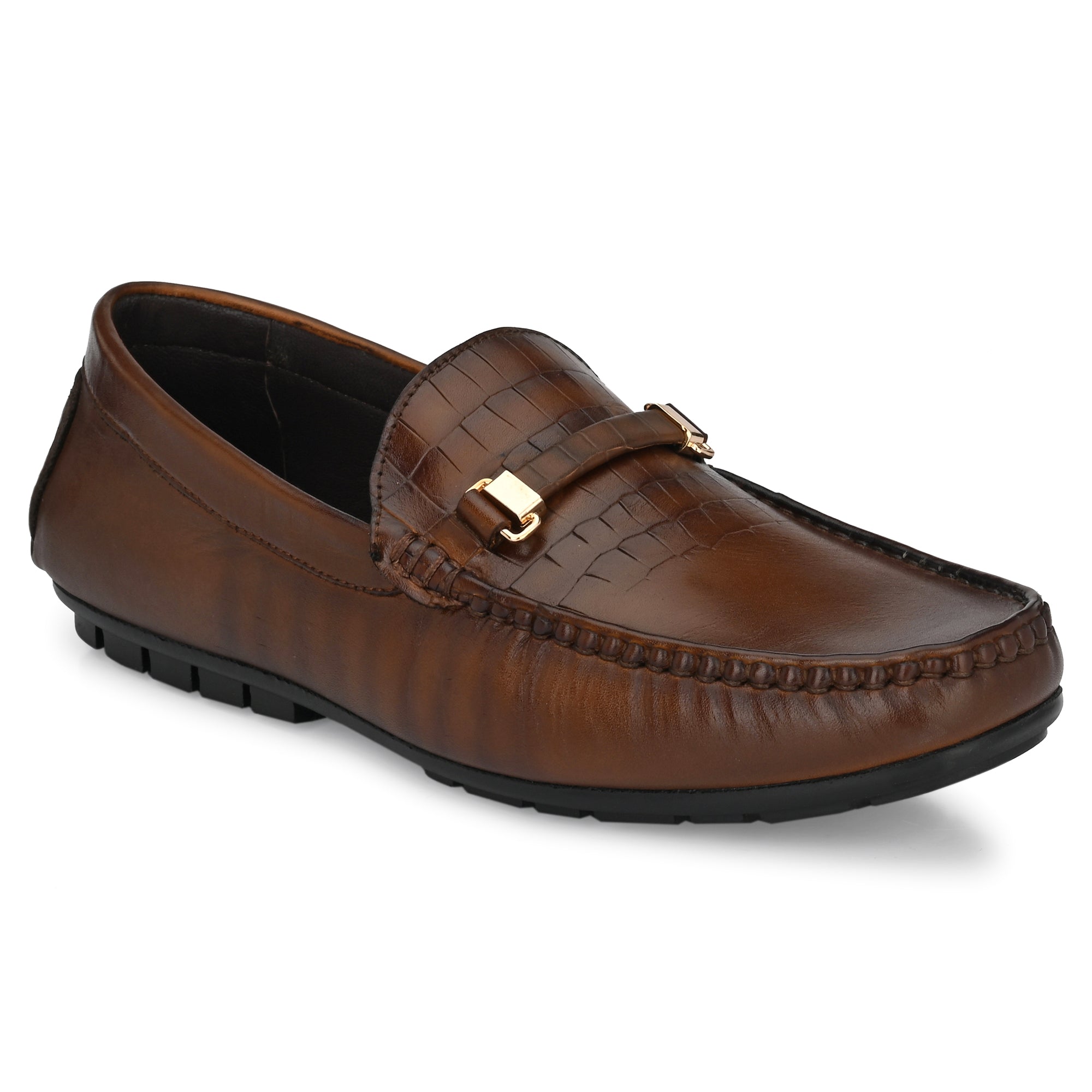 Buckled Formal Loafers For Men by Egoss