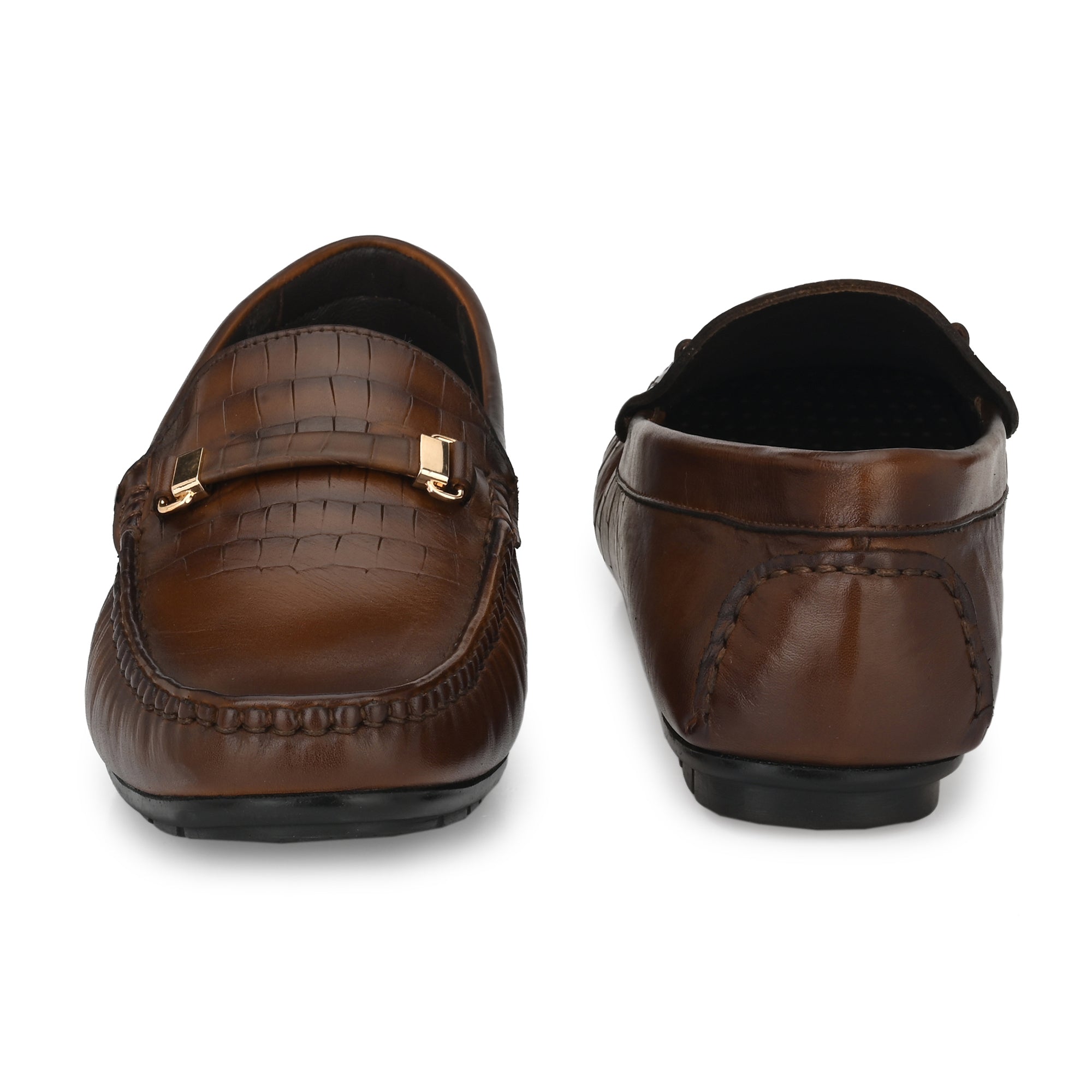 Buckled Formal Loafers For Men by Egoss