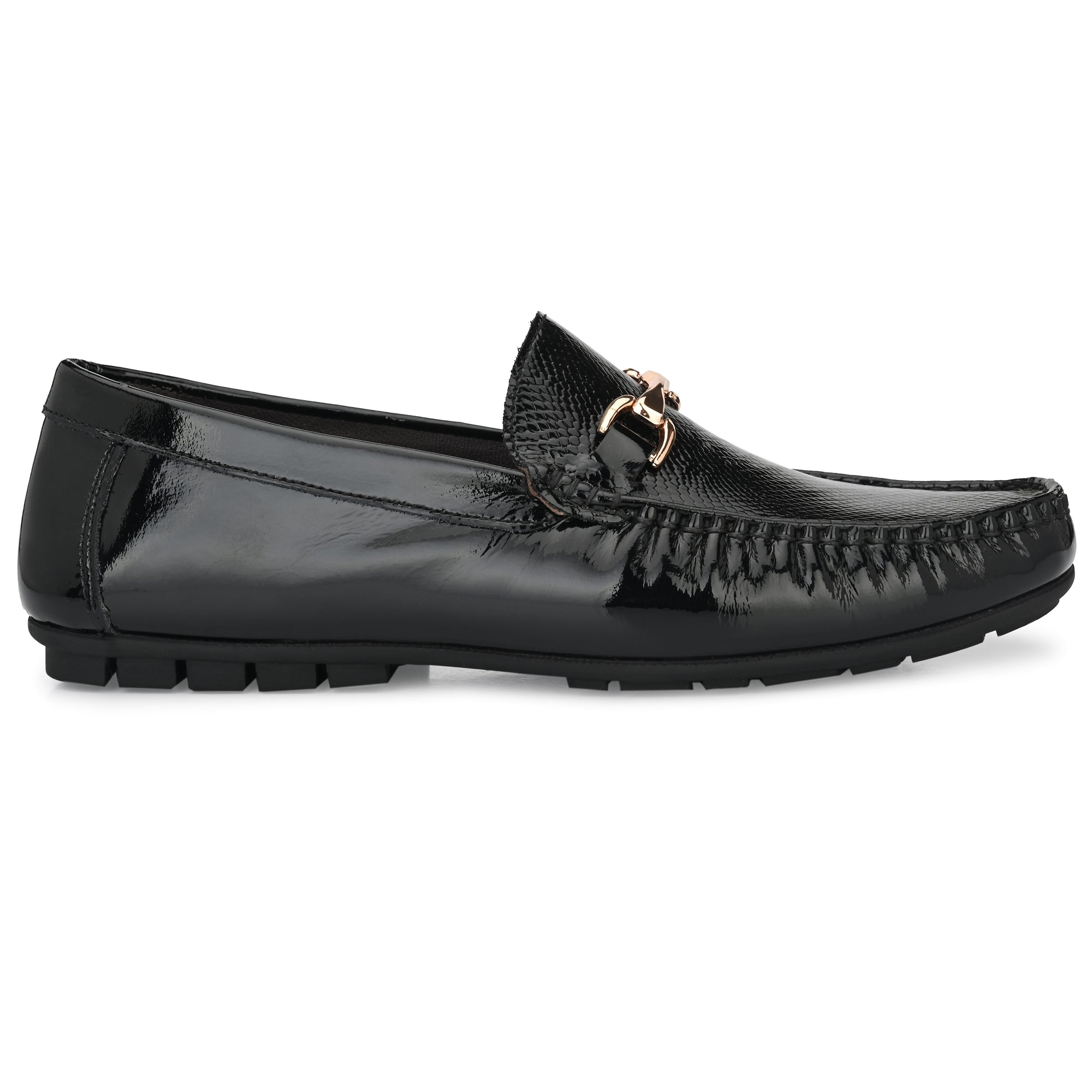 Egoss Buckled Slip On Loafers For Men